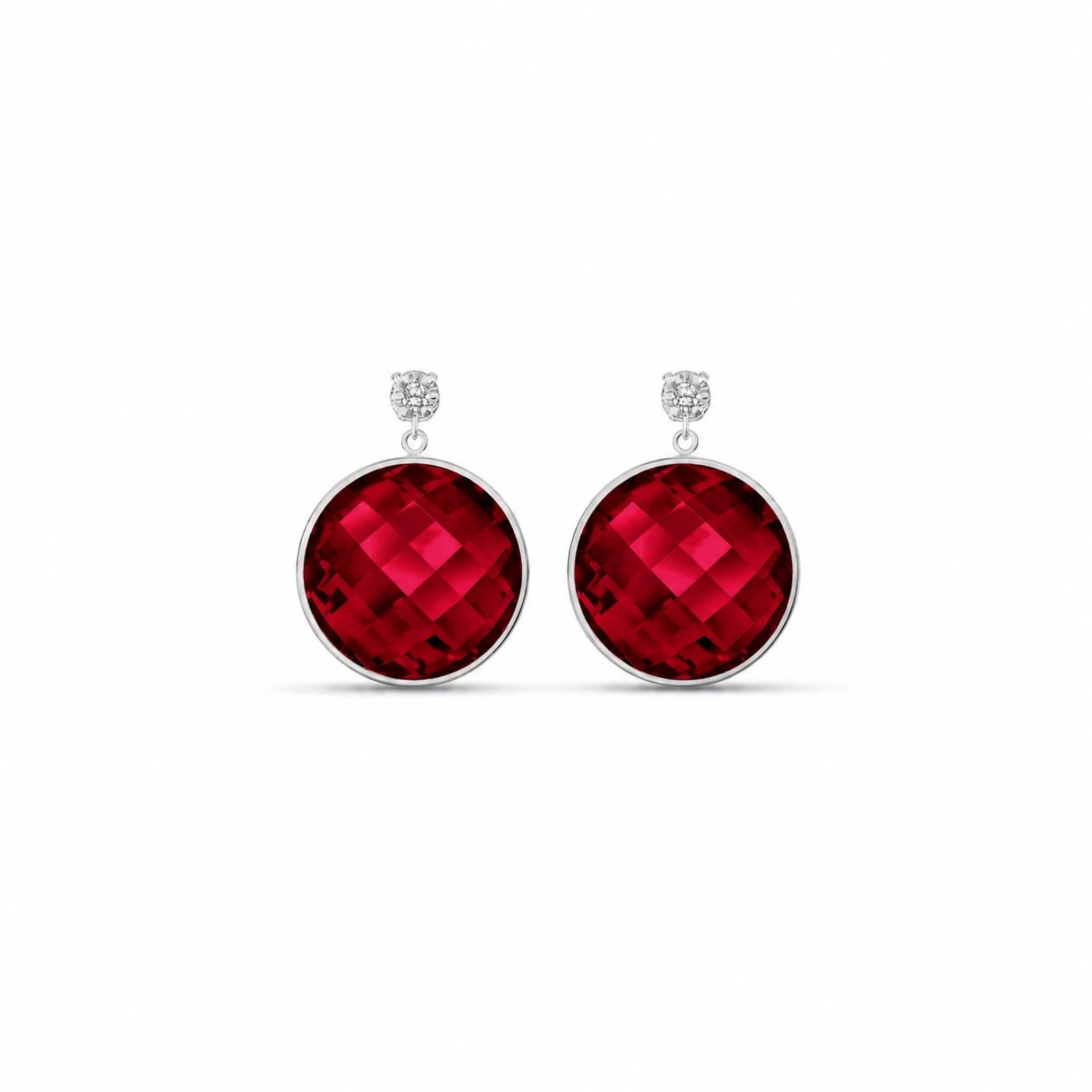 White Gold Ruby & Diamond — Mariaalbertina