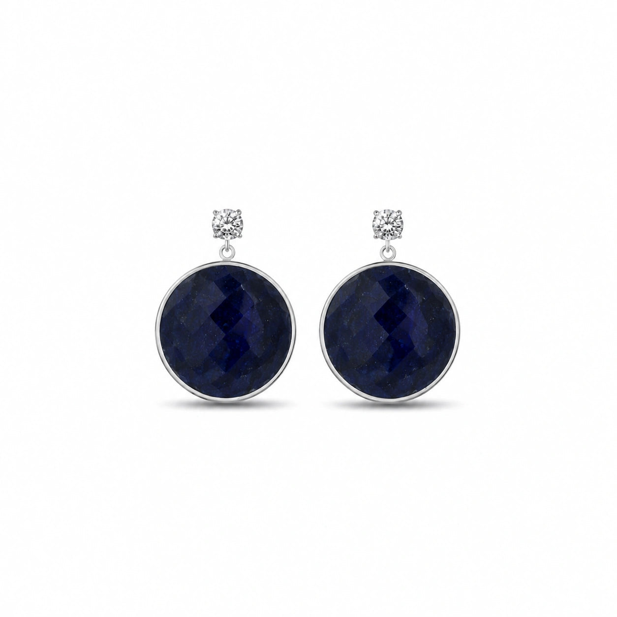 White Gold Sapphire & Diamond — Mariaalbertina