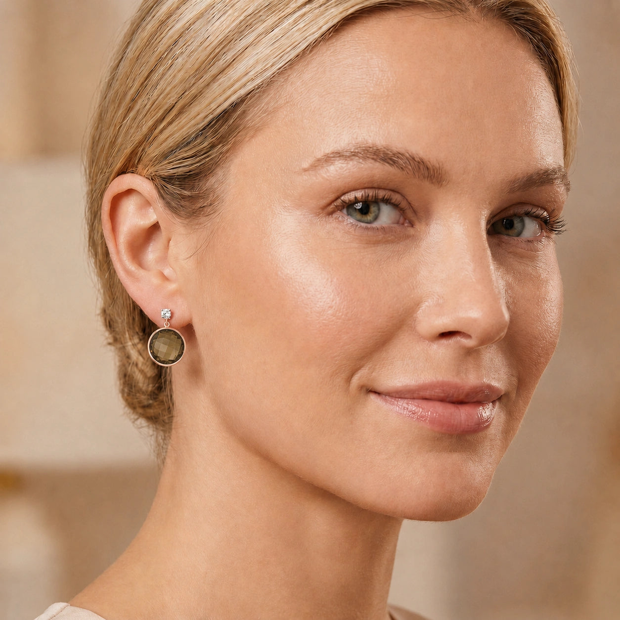 Rose Gold Smoky Quartz & Diamond — Mariaalbertina