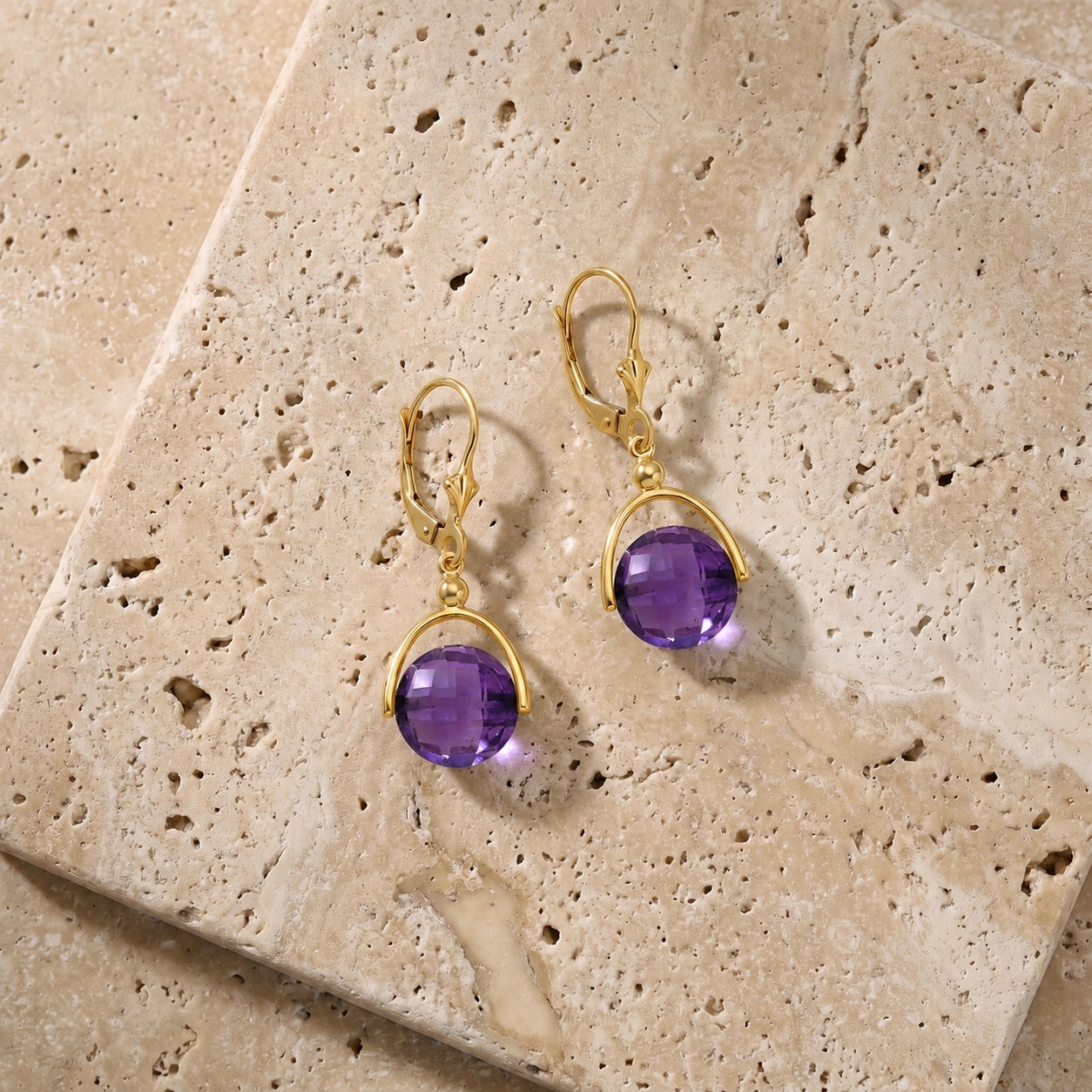 Yellow Gold Amethyst — Diomira