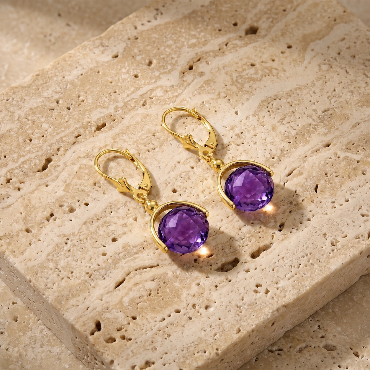 Yellow Gold Amethyst — Diomira
