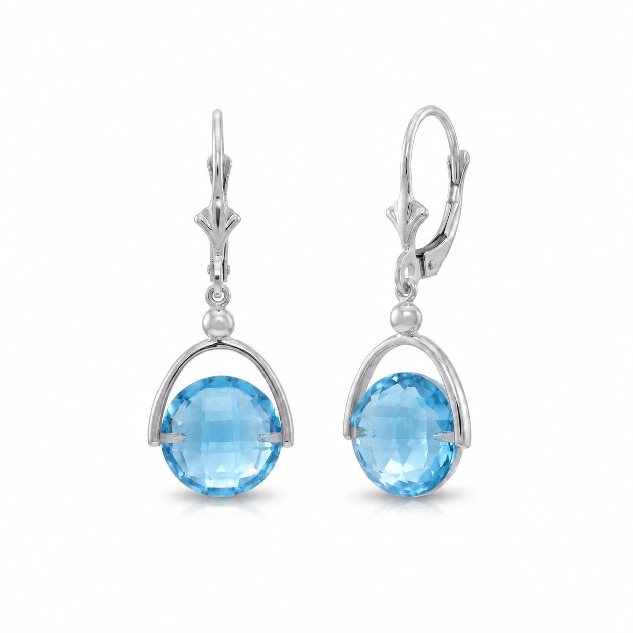White Gold Blue Topaz — Diomira
