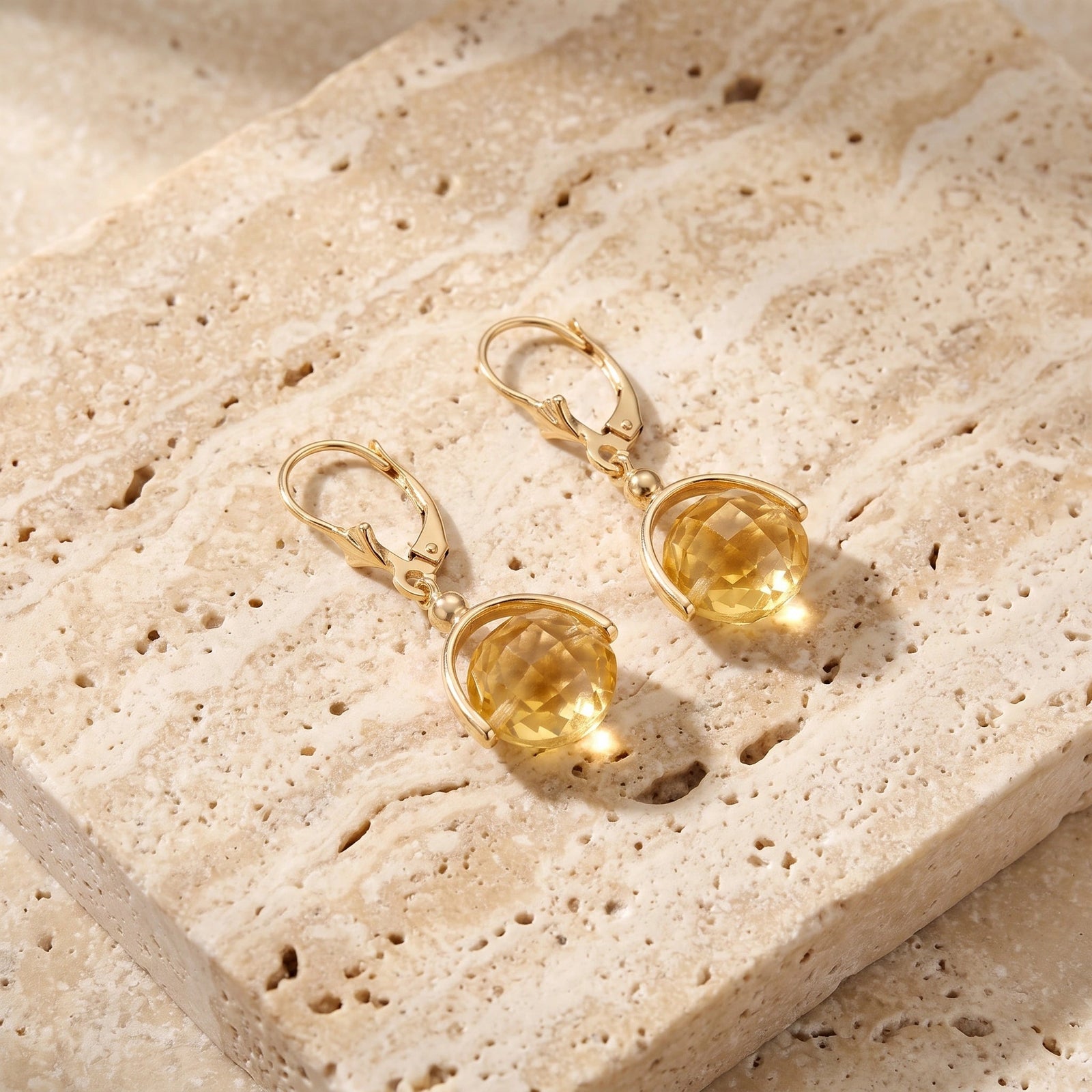 Yellow Gold Citrine — Diomira