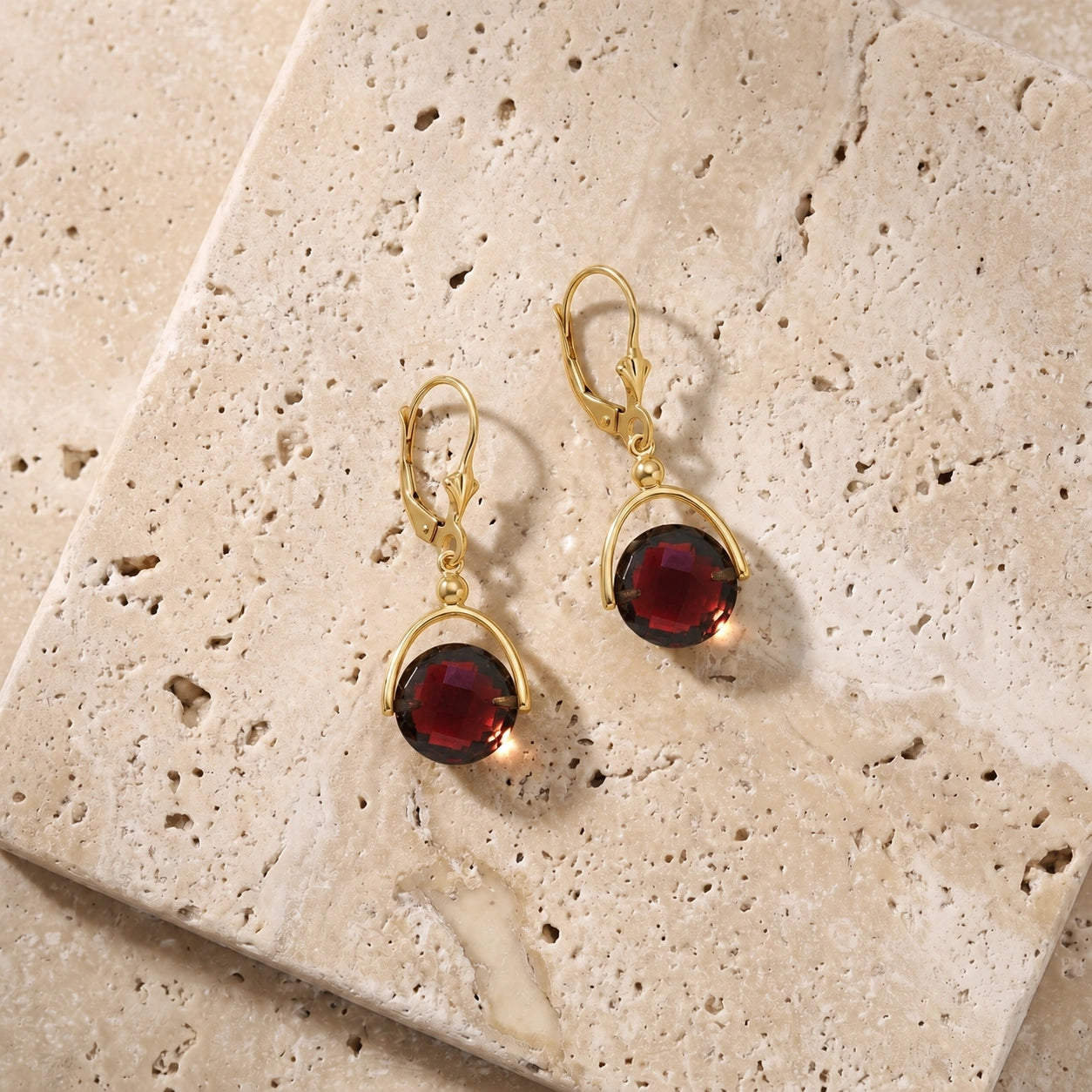 Yellow Gold Garnet — Diomira