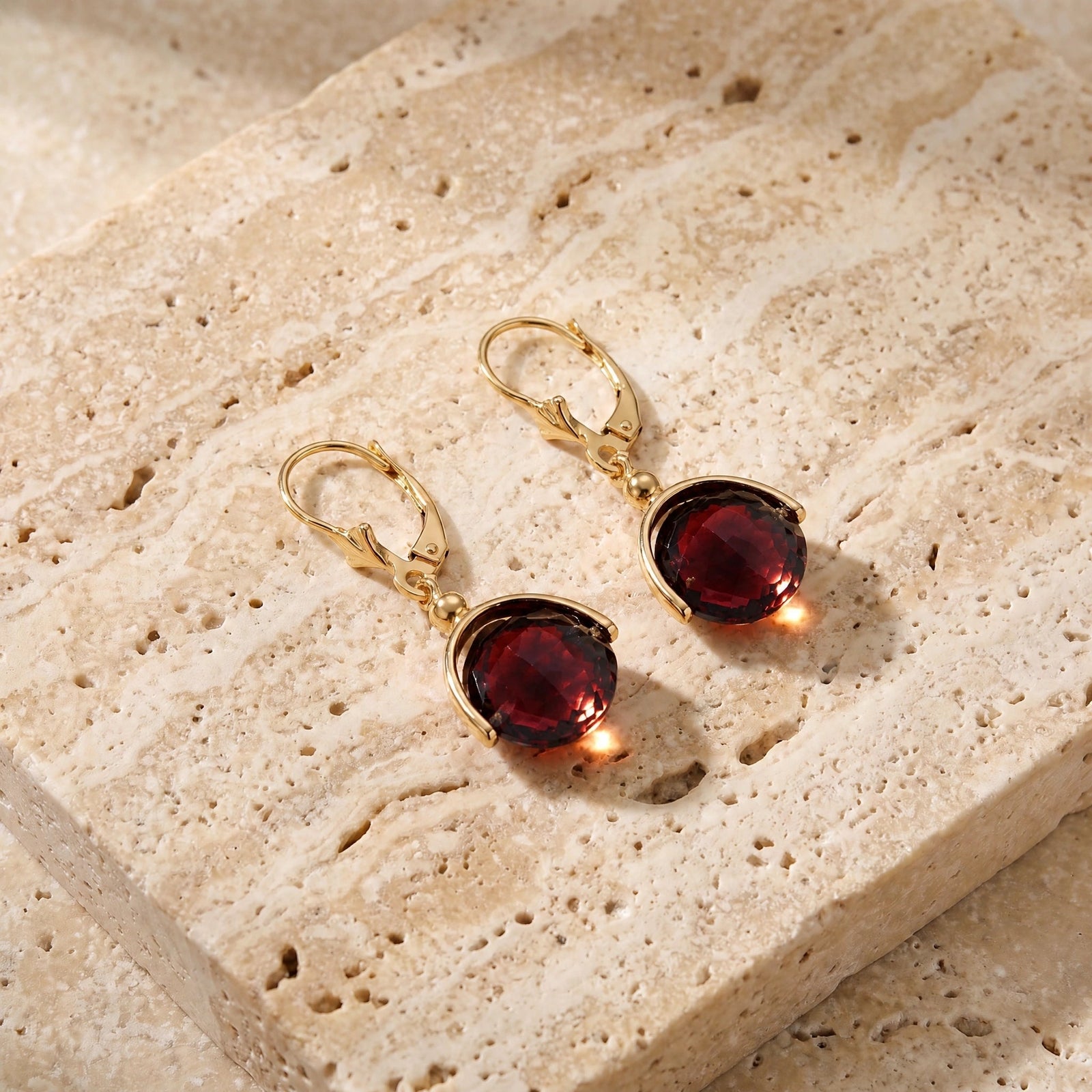 Yellow Gold Garnet — Diomira