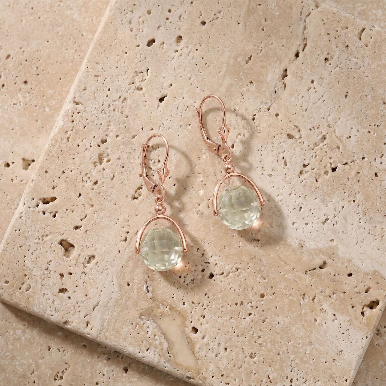 Rose Gold Green Amethyst — Diomira