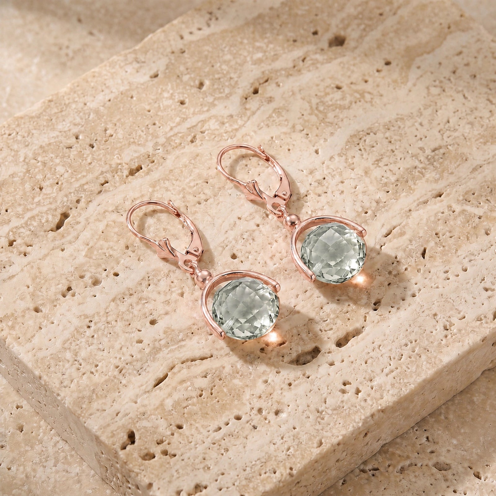 Rose Gold Green Amethyst — Diomira