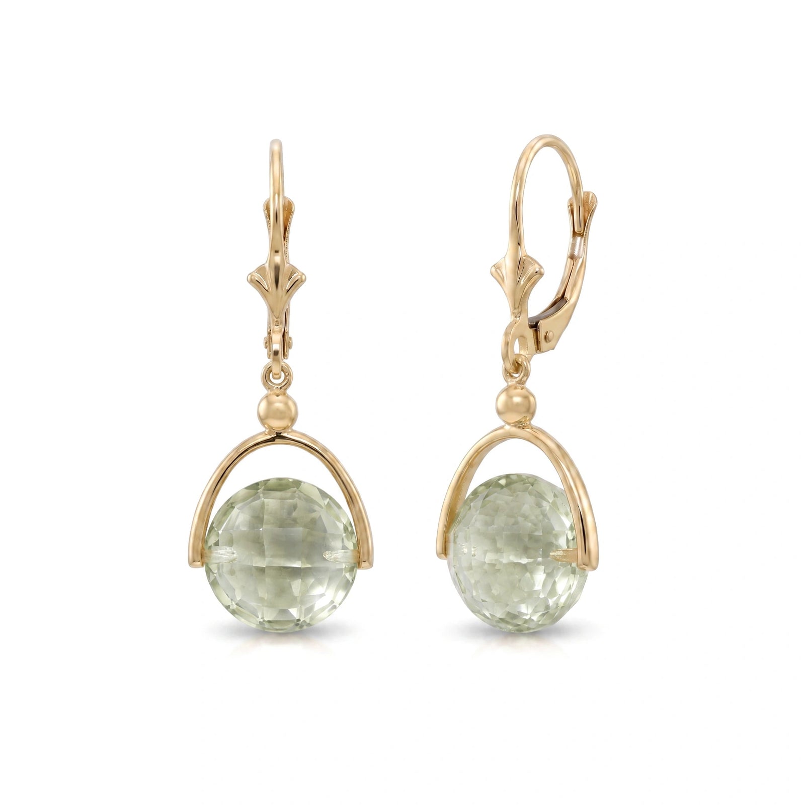 Yellow Gold Green Amethyst — Diomira