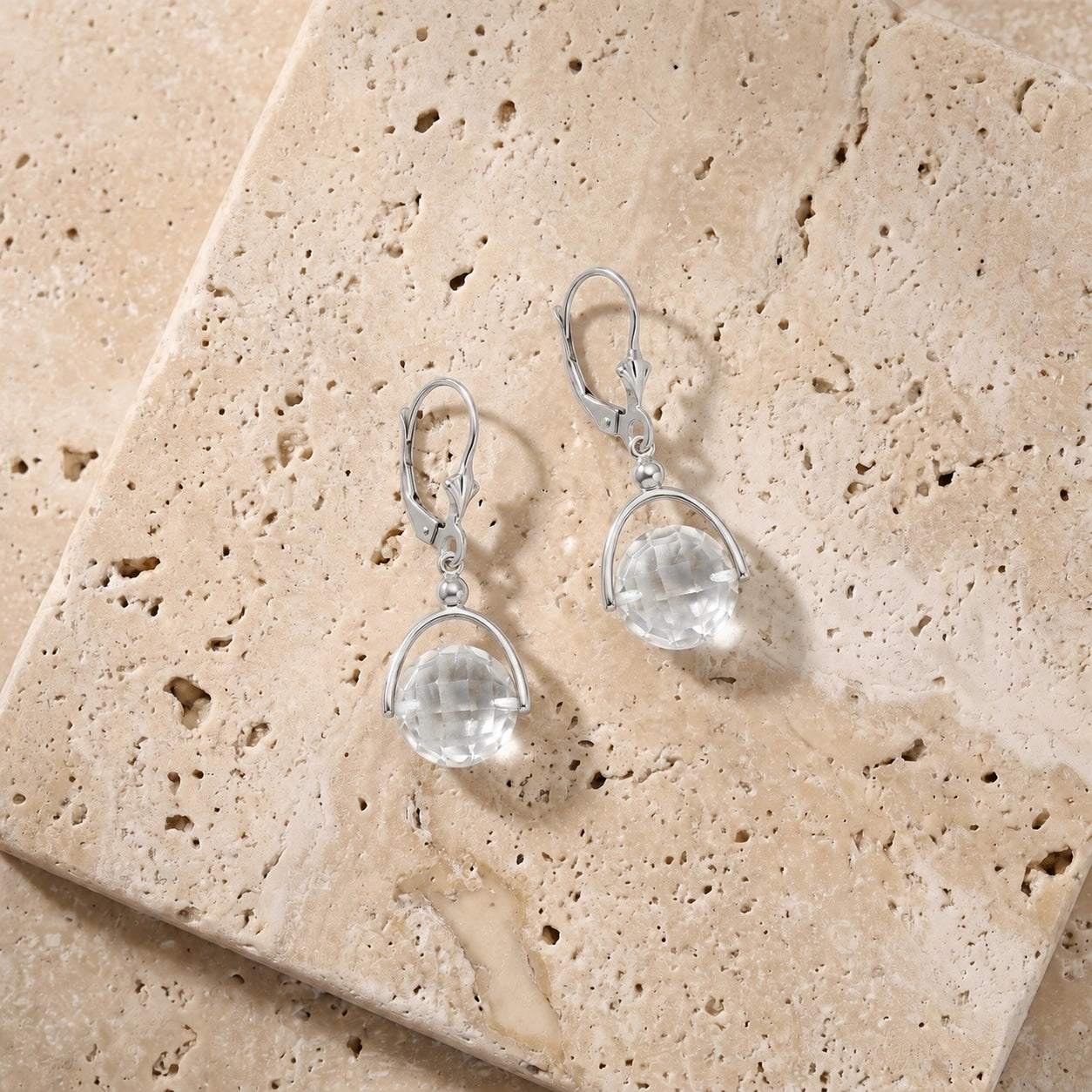 White Gold White Topaz — Diomira