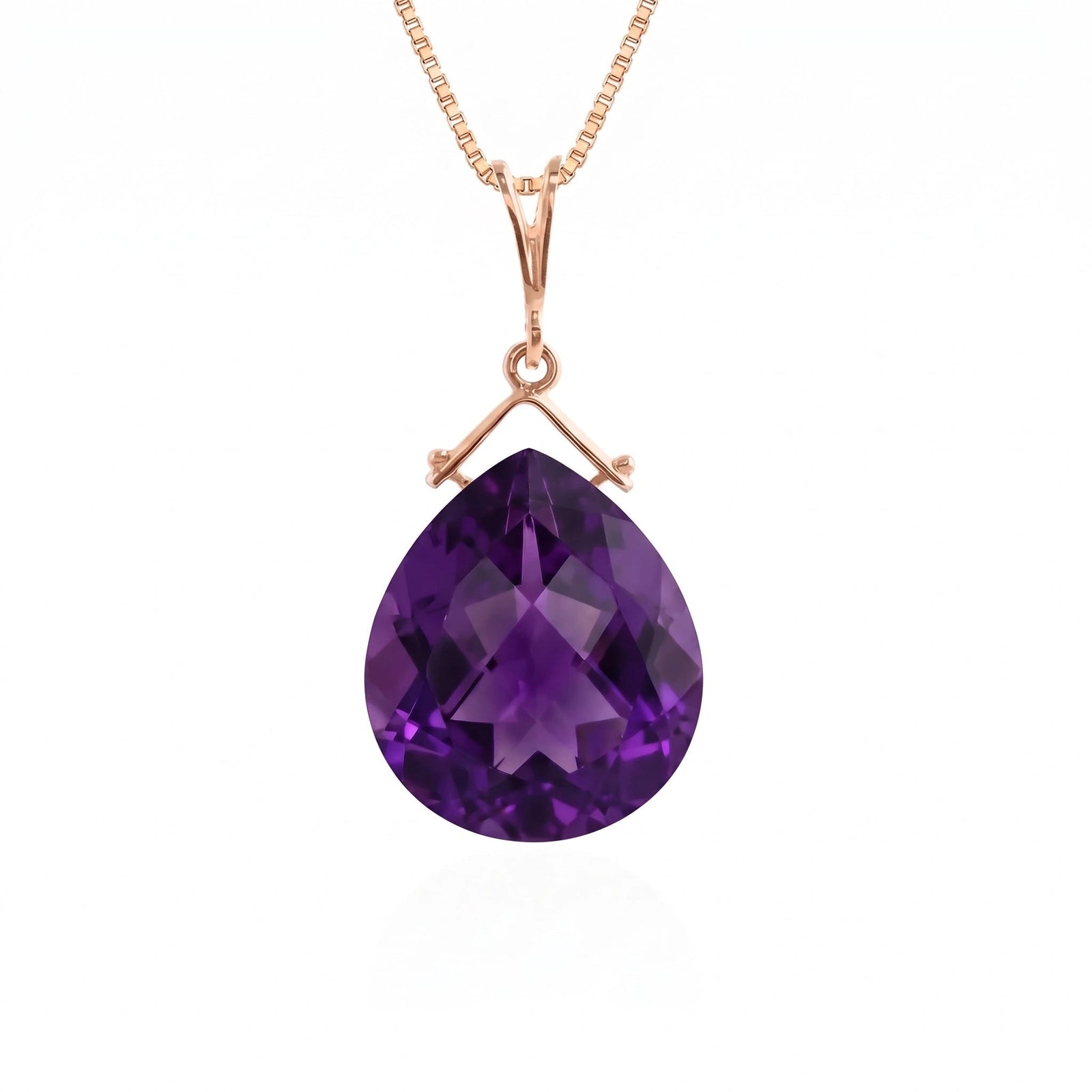 Rose Gold Amethyst — Bellina
