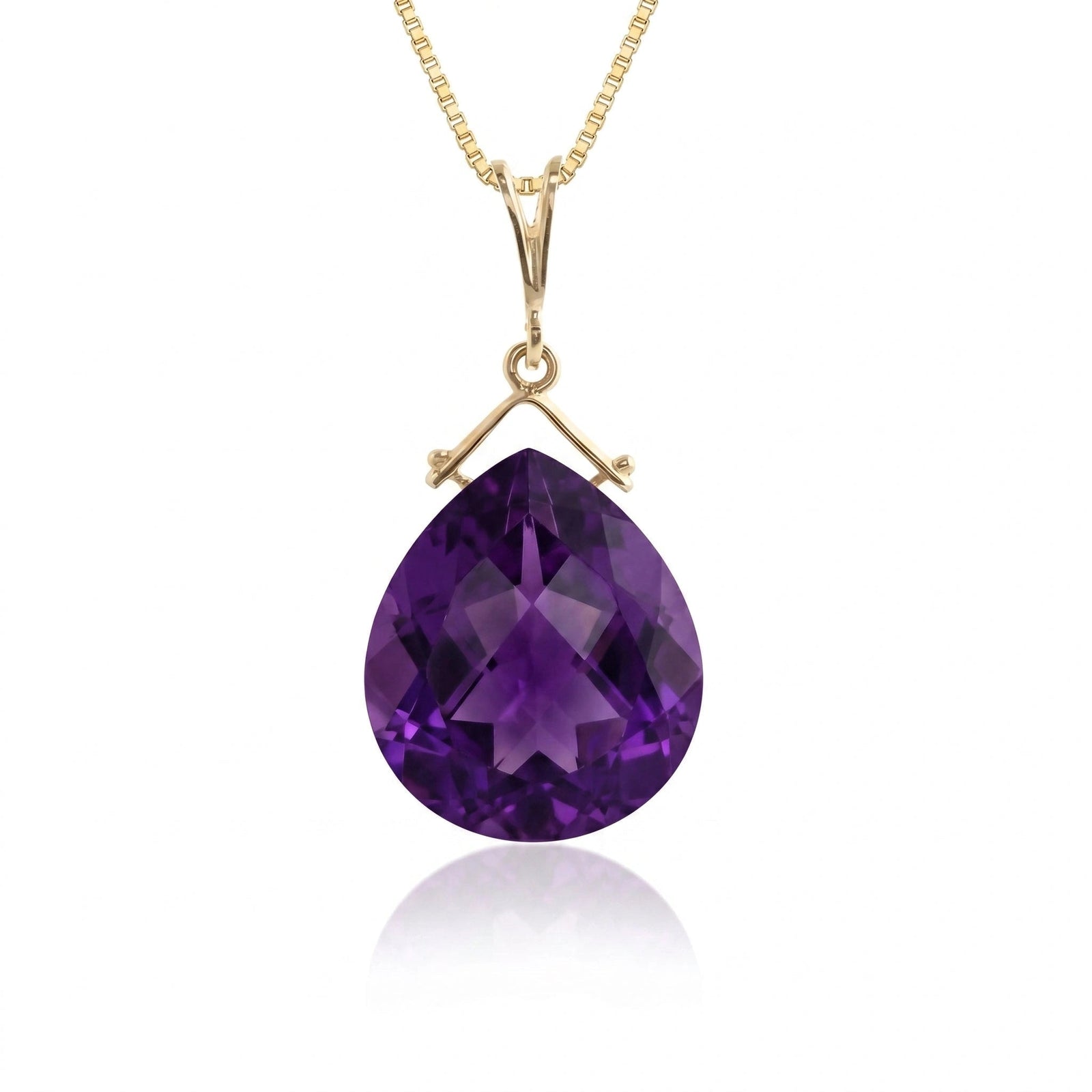 Yellow Gold Amethyst — Bellina