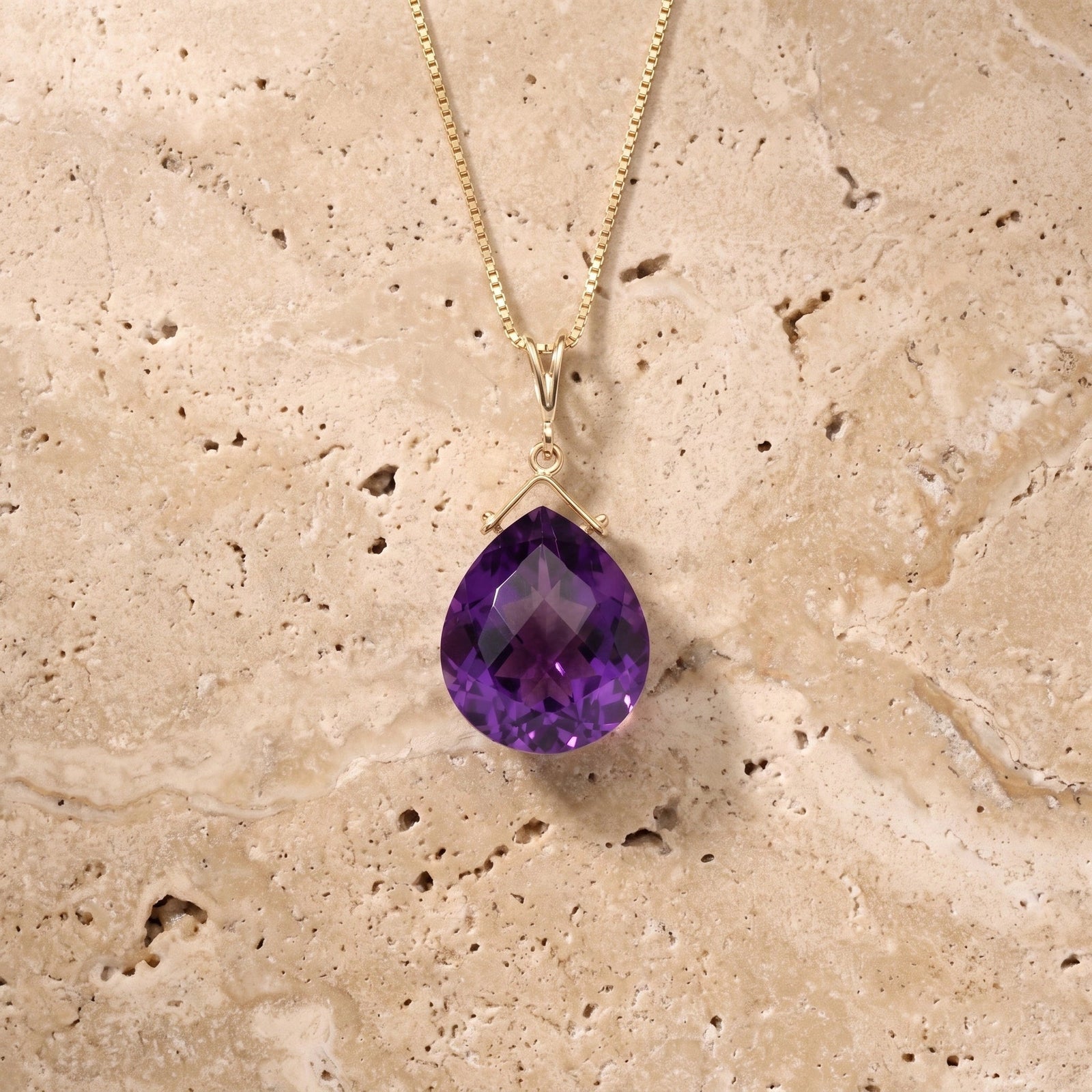 Yellow Gold Amethyst — Bellina