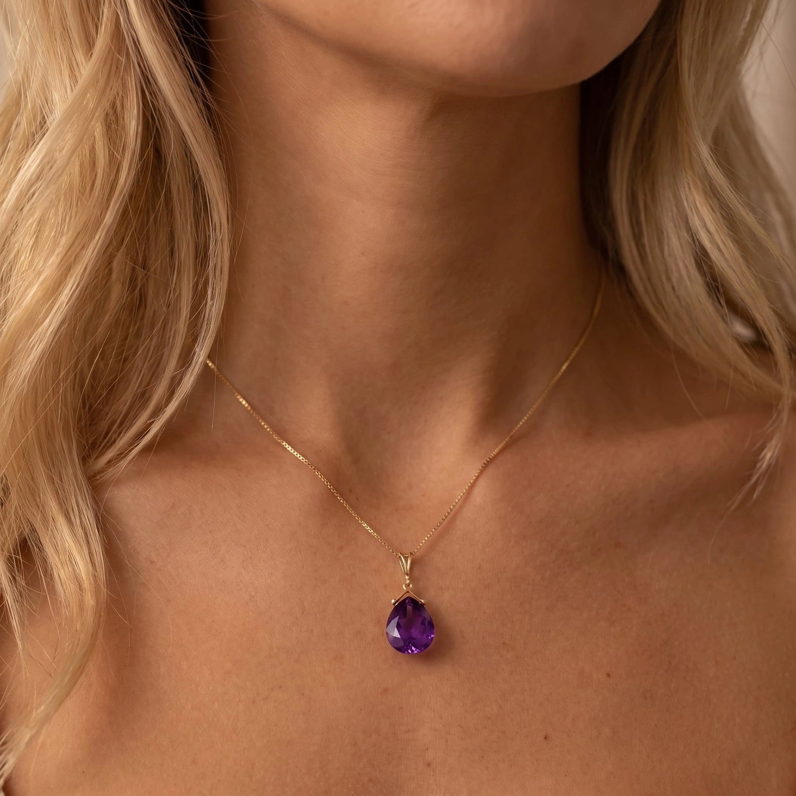 Yellow Gold Amethyst — Bellina