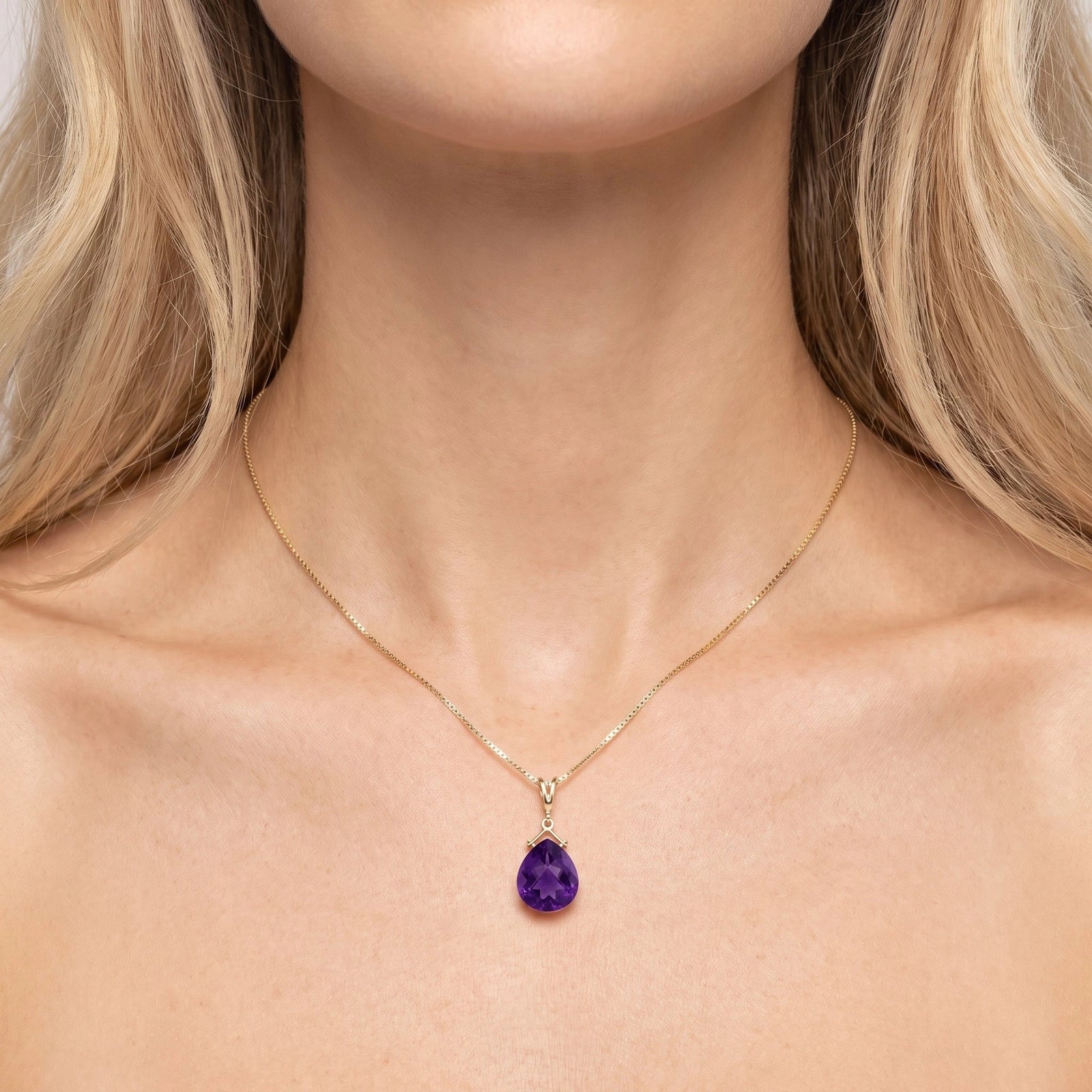 Yellow Gold Amethyst — Bellina