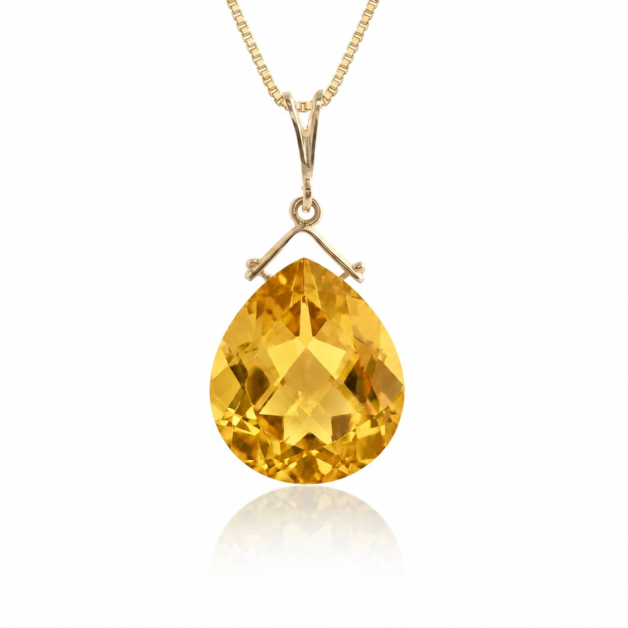 Yellow Gold Citrine — Bellina