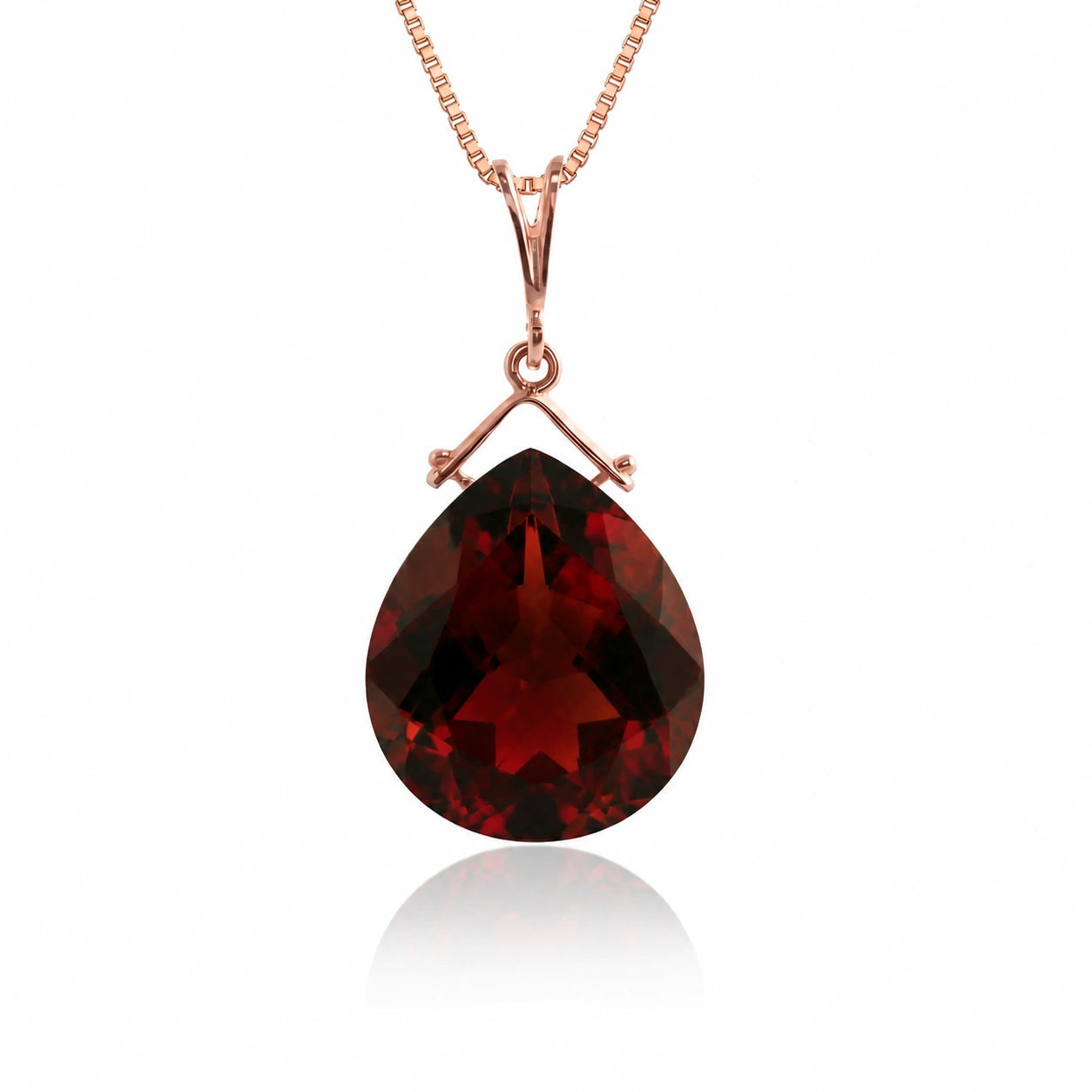 Rose Gold Garnet — Bellina