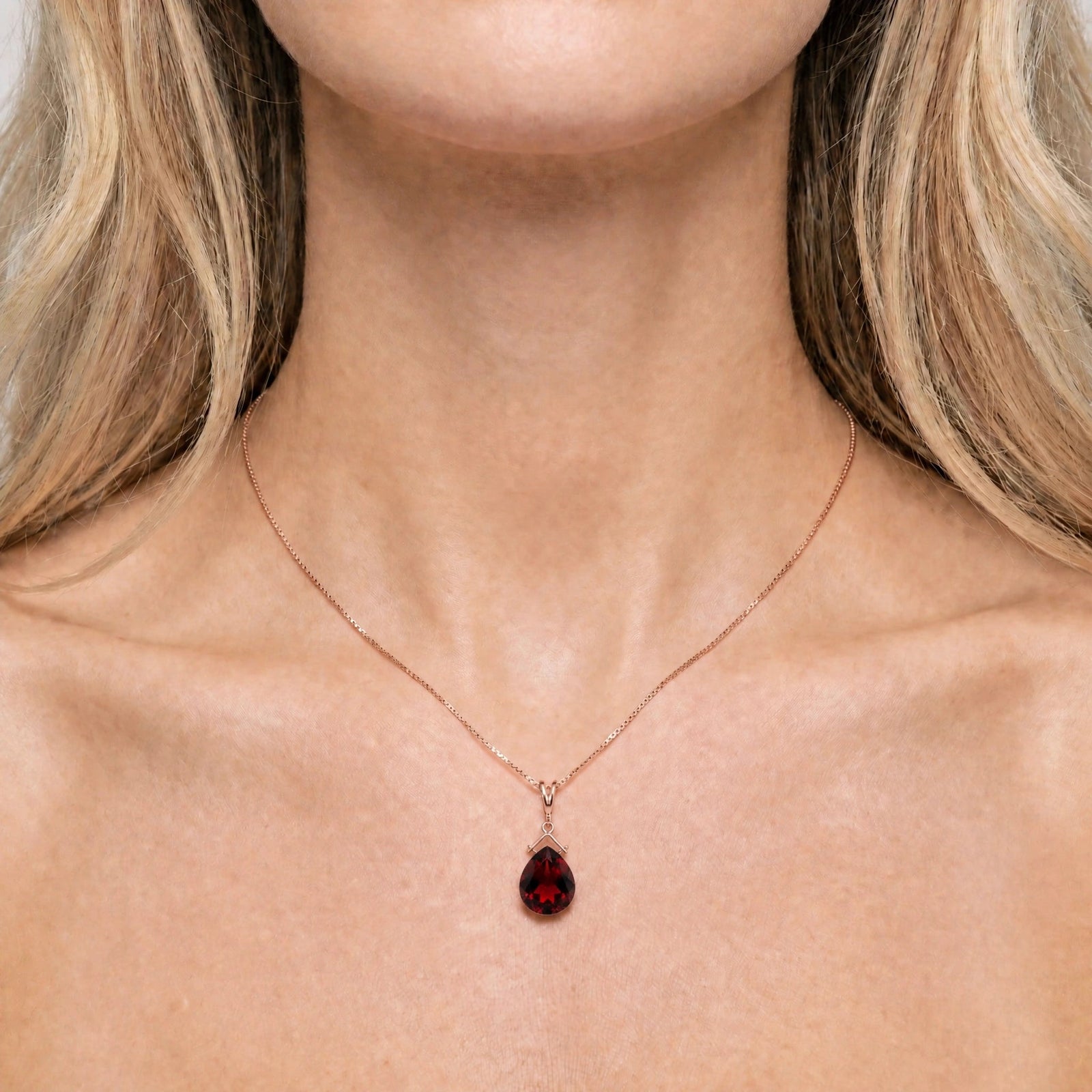 Rose Gold Garnet — Bellina