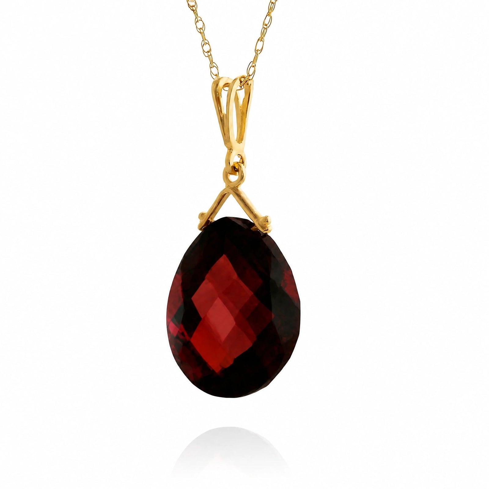 Yellow Gold Garnet — Bellina