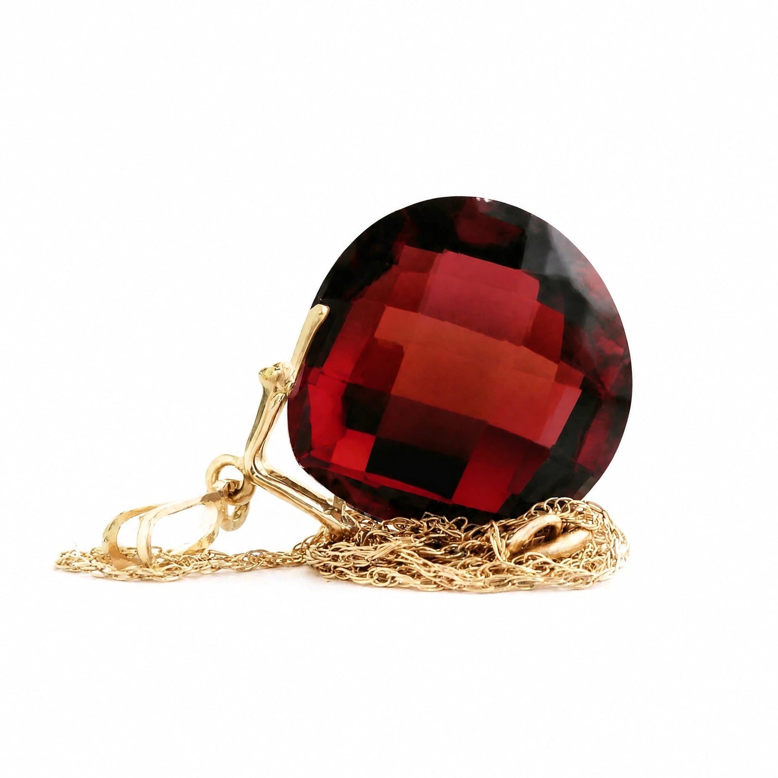 Yellow Gold Garnet — Bellina