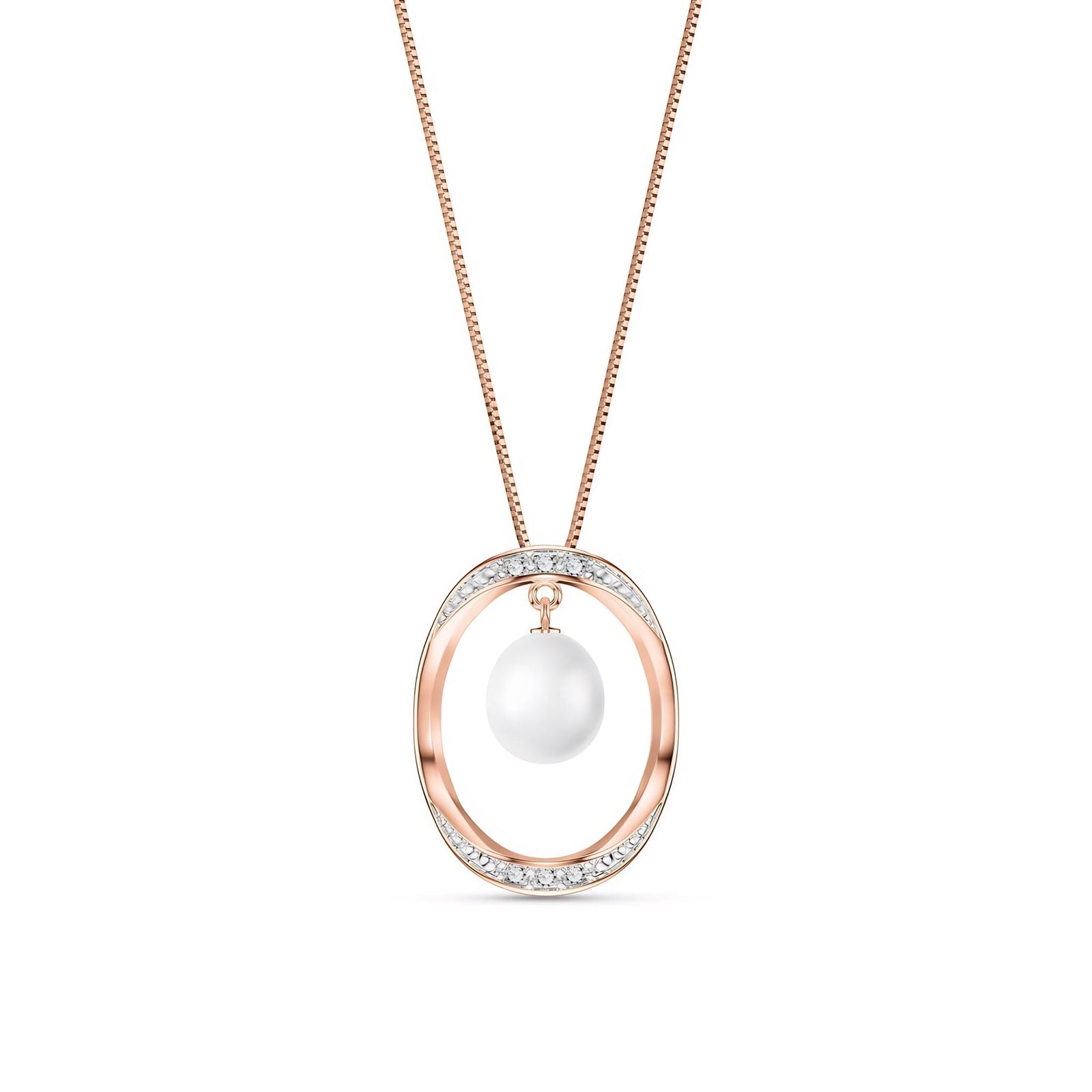 Rose Gold Pendant Necklace Ruby 10K — Donata