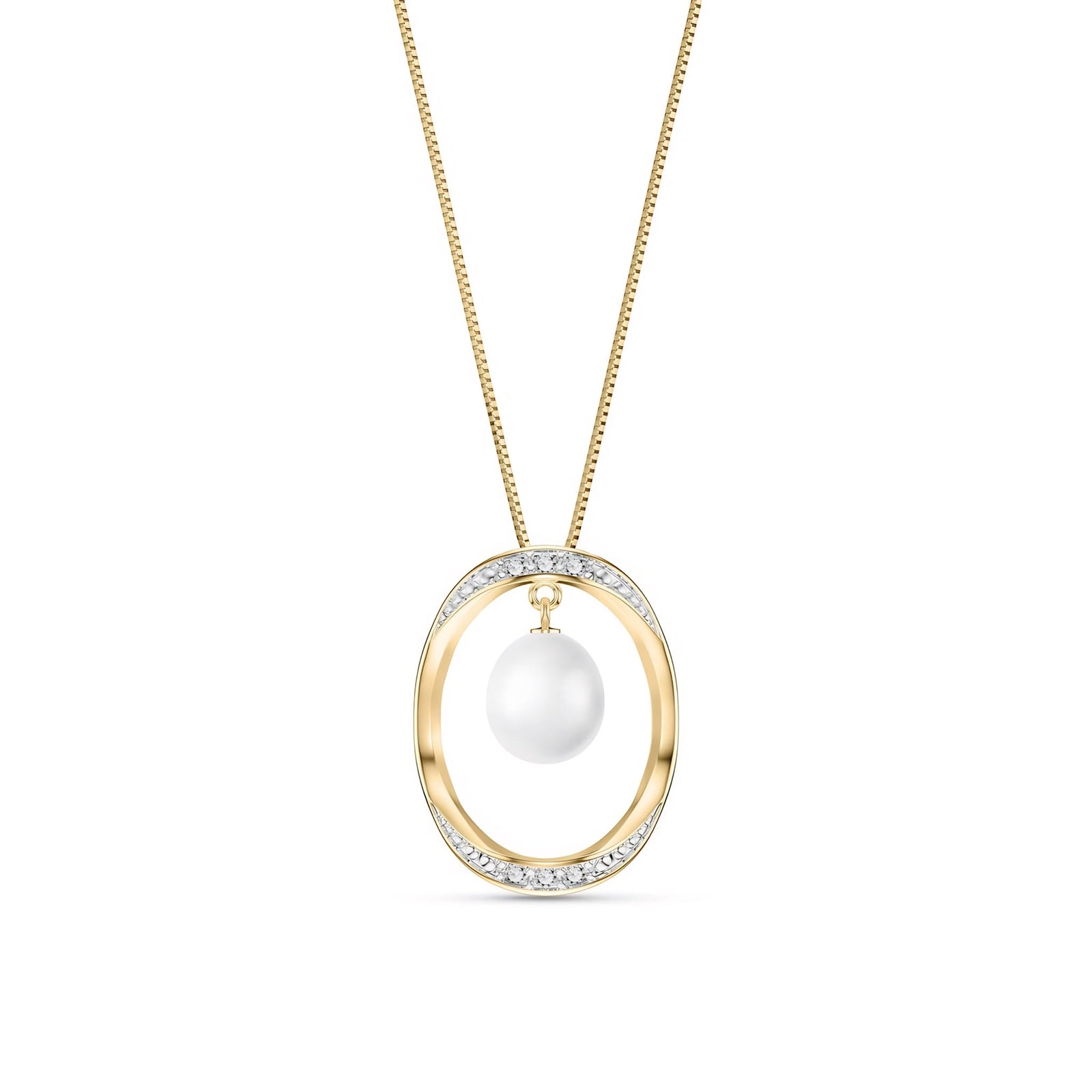 Yellow Gold Pendant Necklace Ruby 10K — Donata