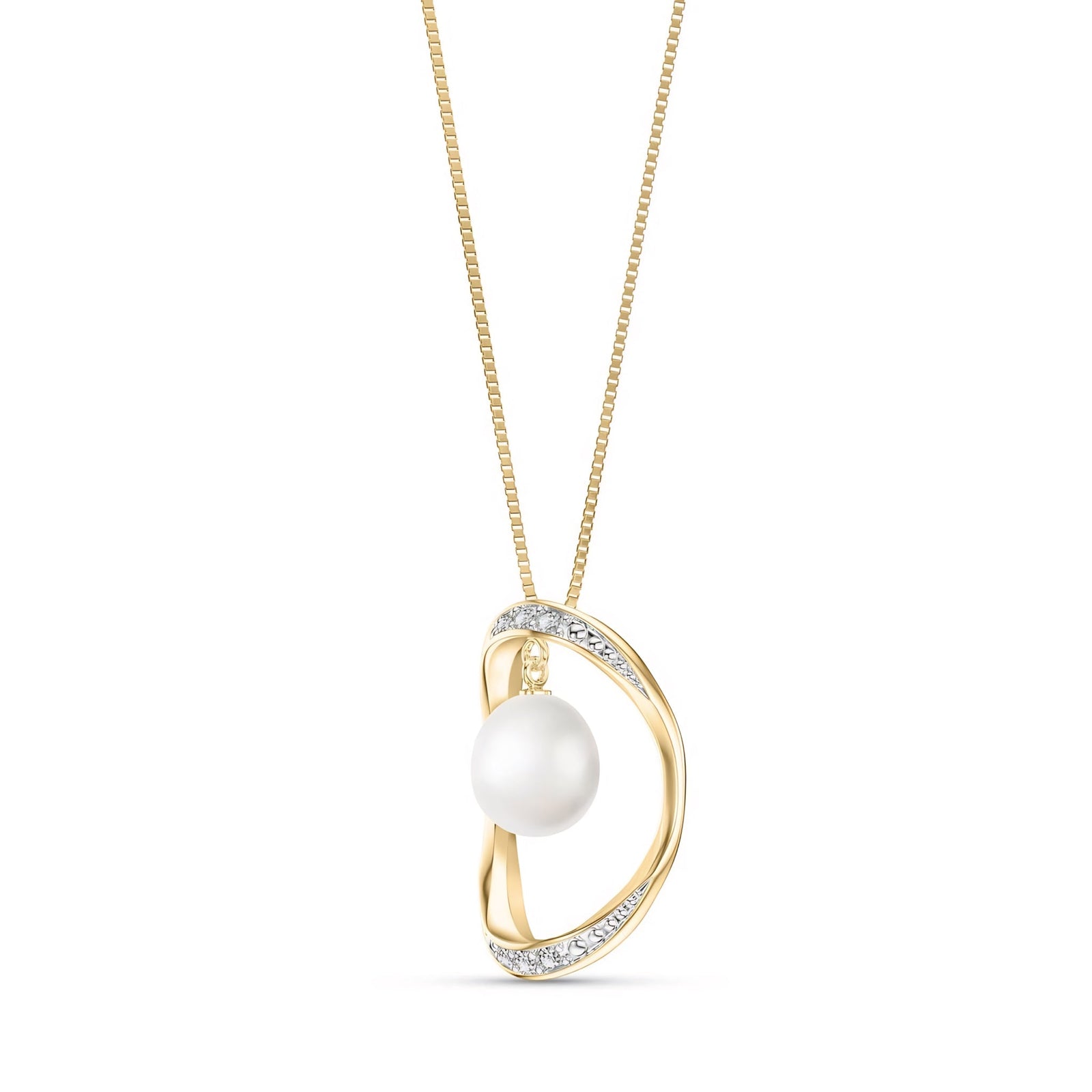 Yellow Gold Pendant Necklace Ruby 10K — Donata