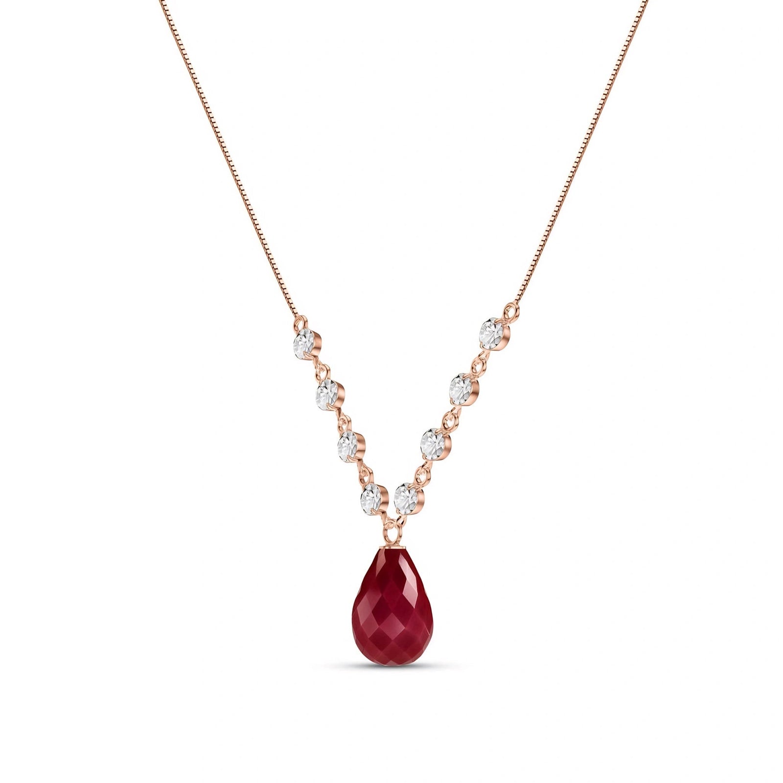 Rose Gold Diamond & Ruby — Clarice