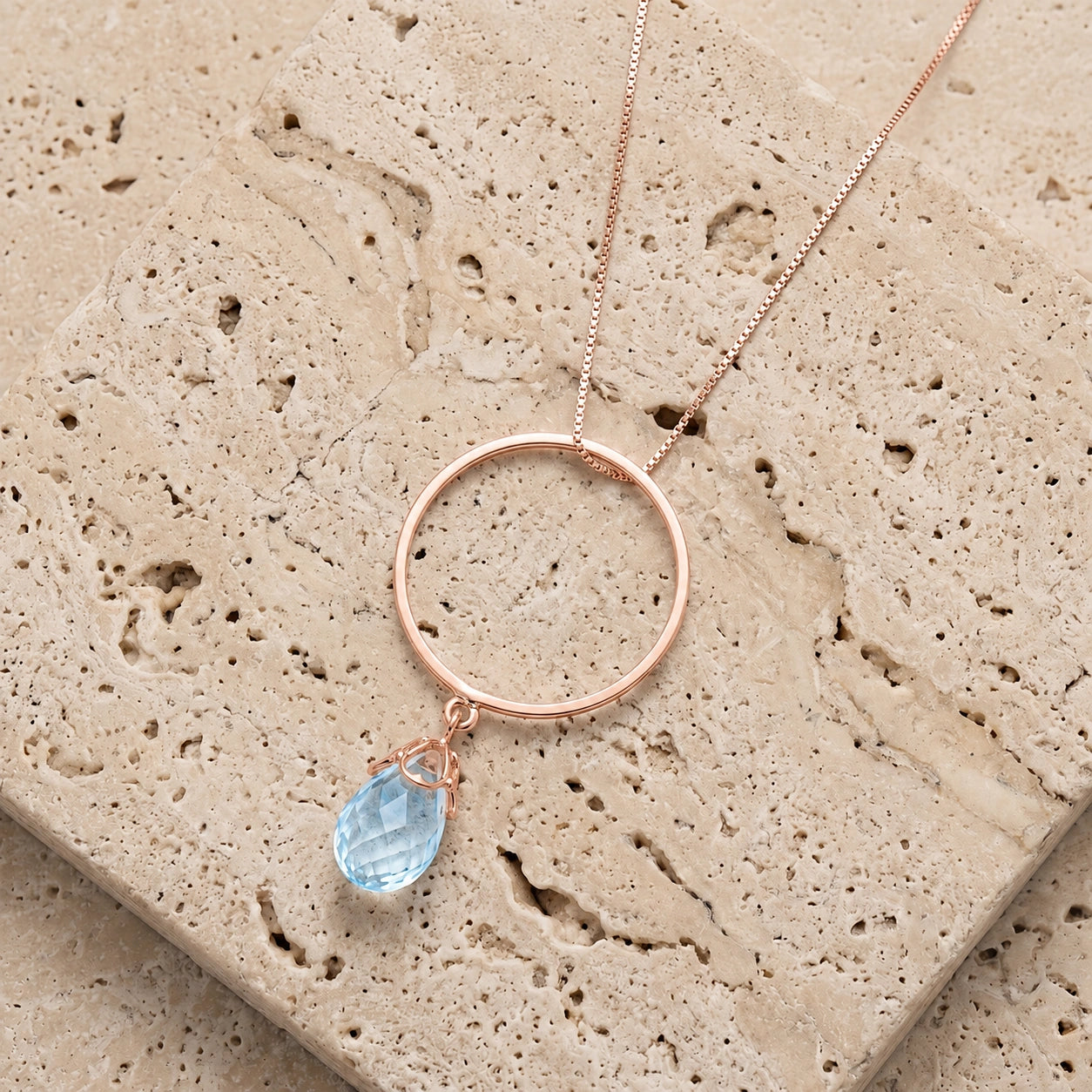 Rose Gold Blue Topaz — Ardenia