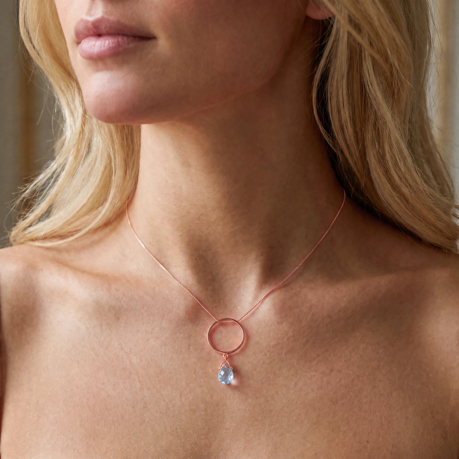Rose Gold Blue Topaz — Ardenia