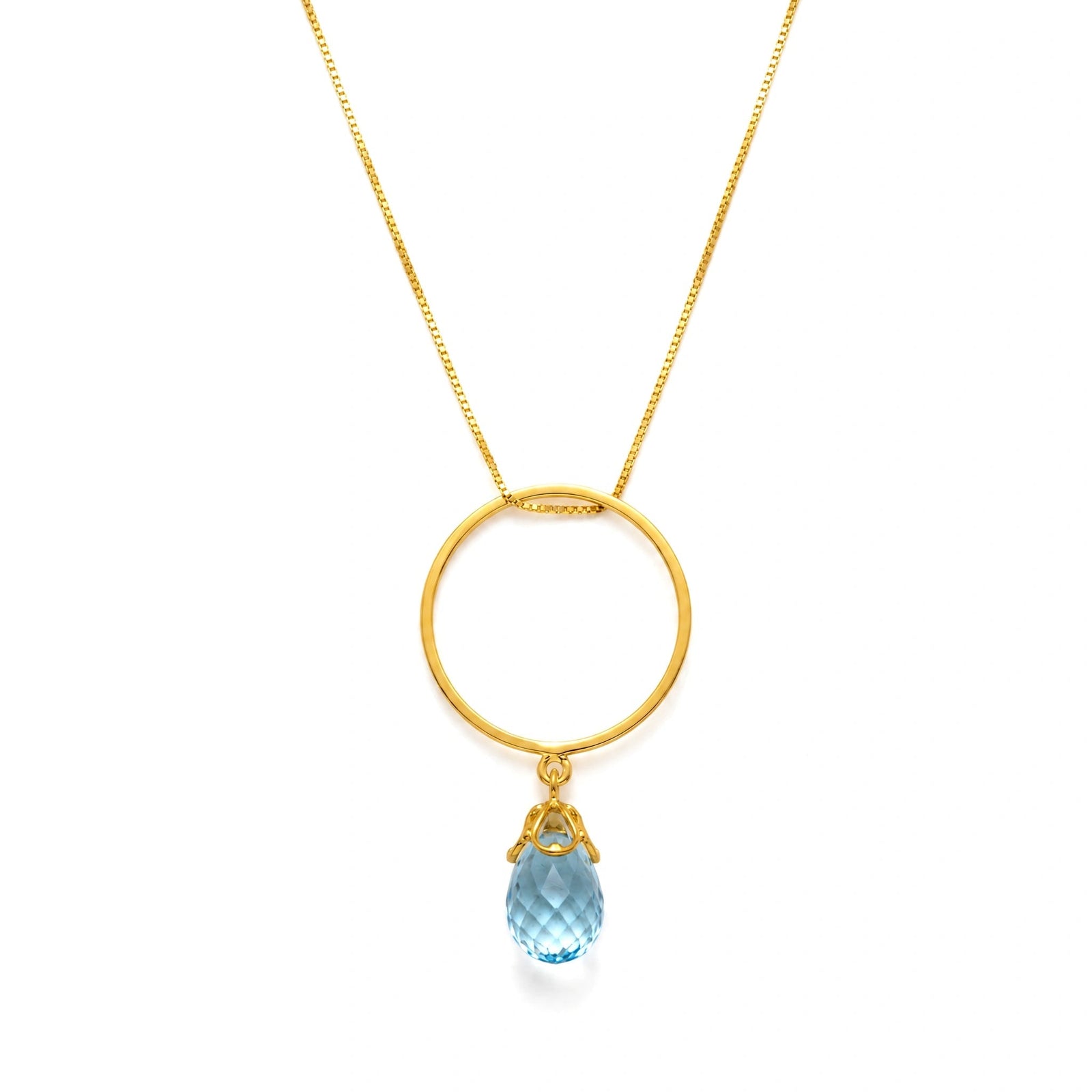 Yellow Gold Blue Topaz — Ardenia