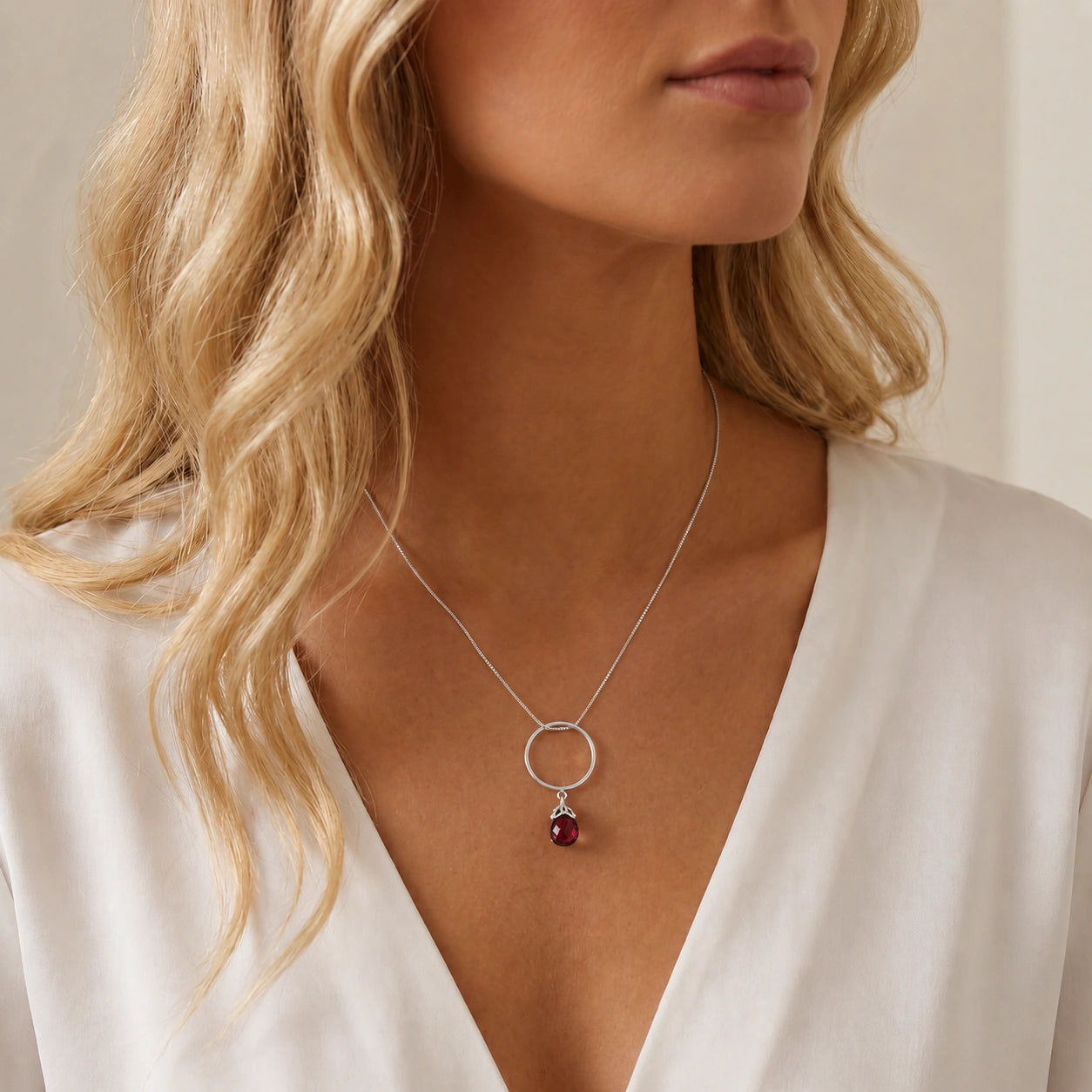 White Gold Garnet — Ardenia