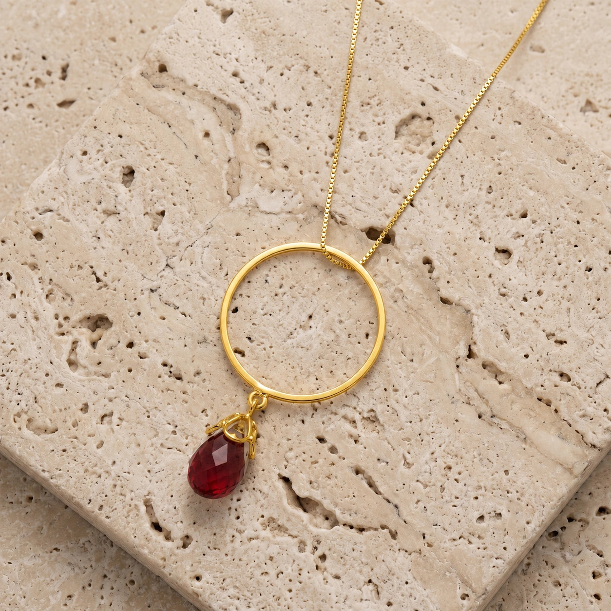 Yellow Gold Garnet — Ardenia