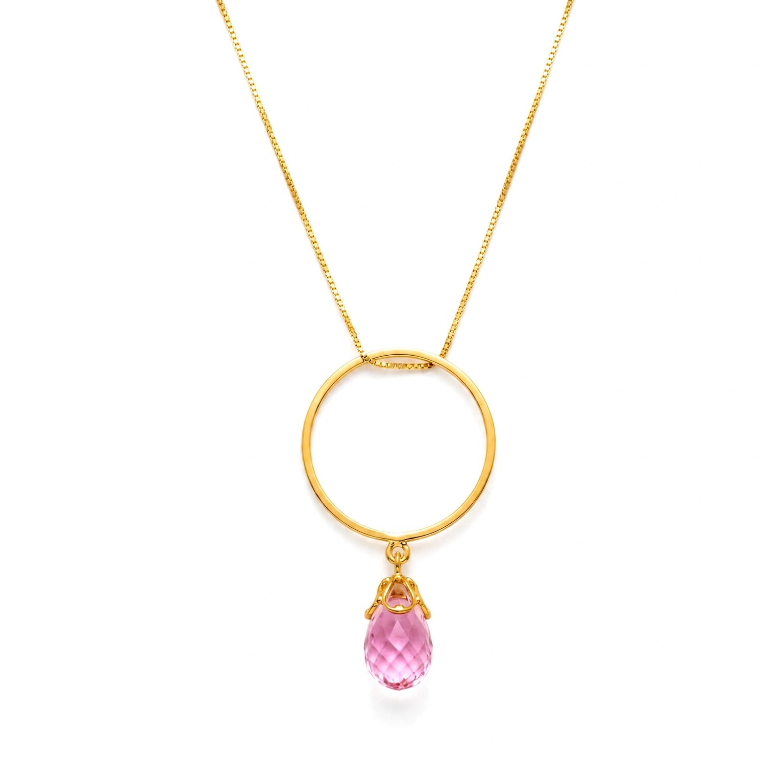 Yellow Gold Pink Topaz — Ardenia