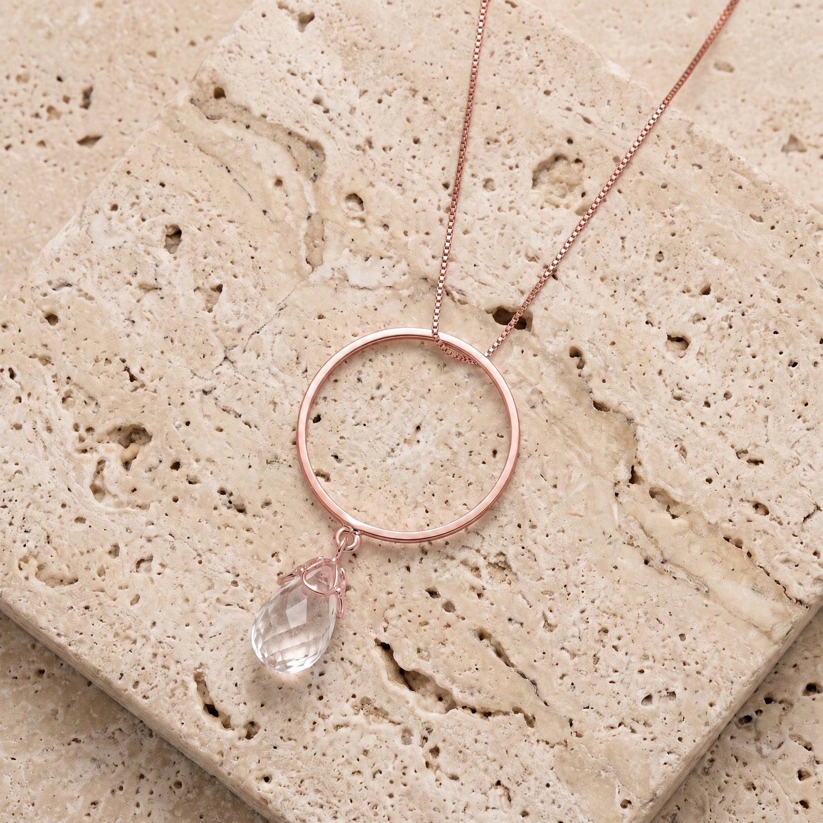 Rose Gold White Topaz — Ardenia