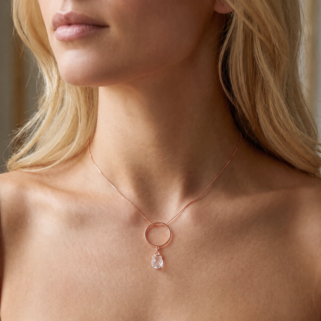 Rose Gold White Topaz — Ardenia