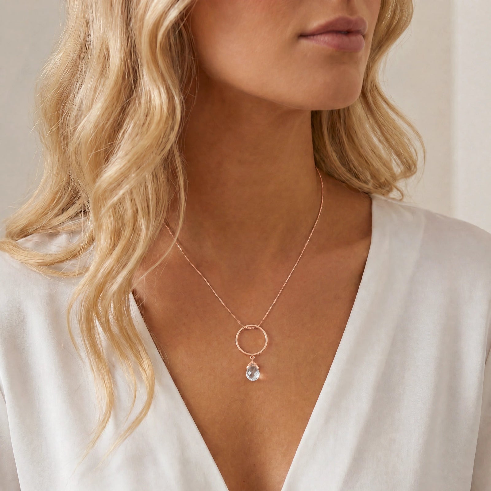 Rose Gold White Topaz — Ardenia