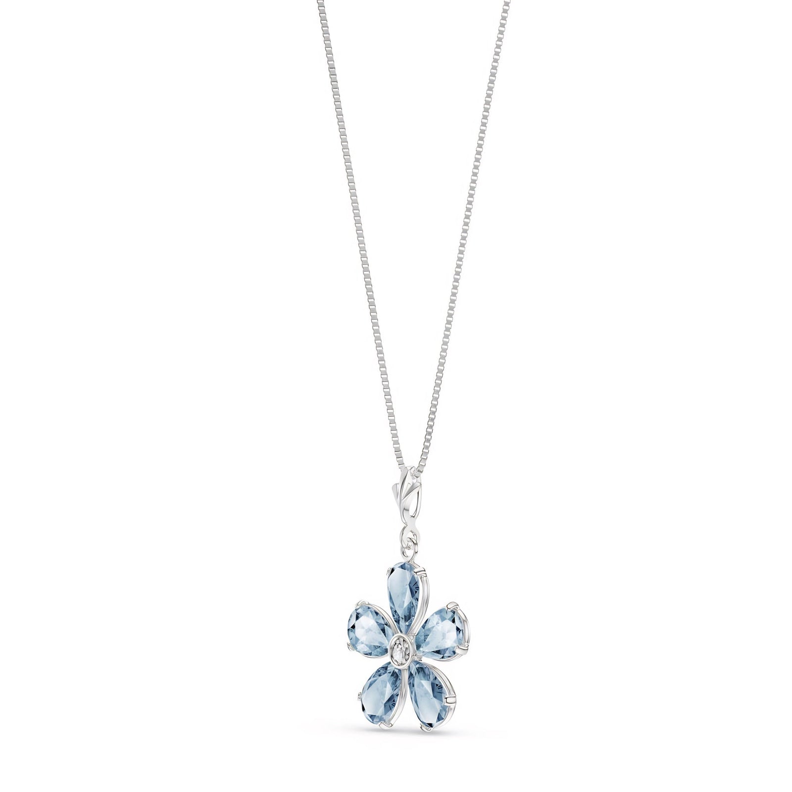 White Gold Radiance Necklace Amethyst 10K — Felicita