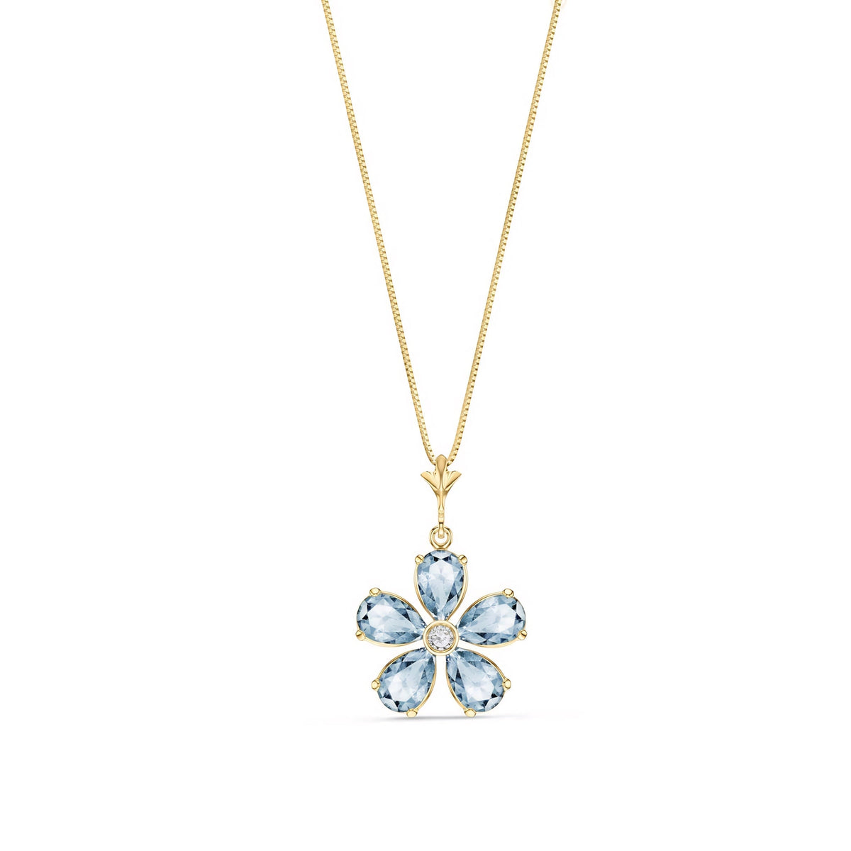 Yellow Gold Radiance Necklace Amethyst 10K — Felicita