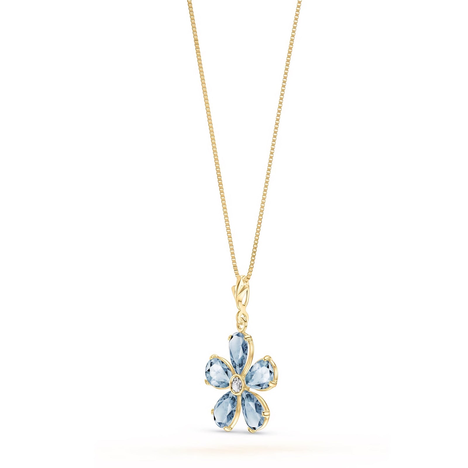 Yellow Gold Radiance Necklace Amethyst 10K — Felicita
