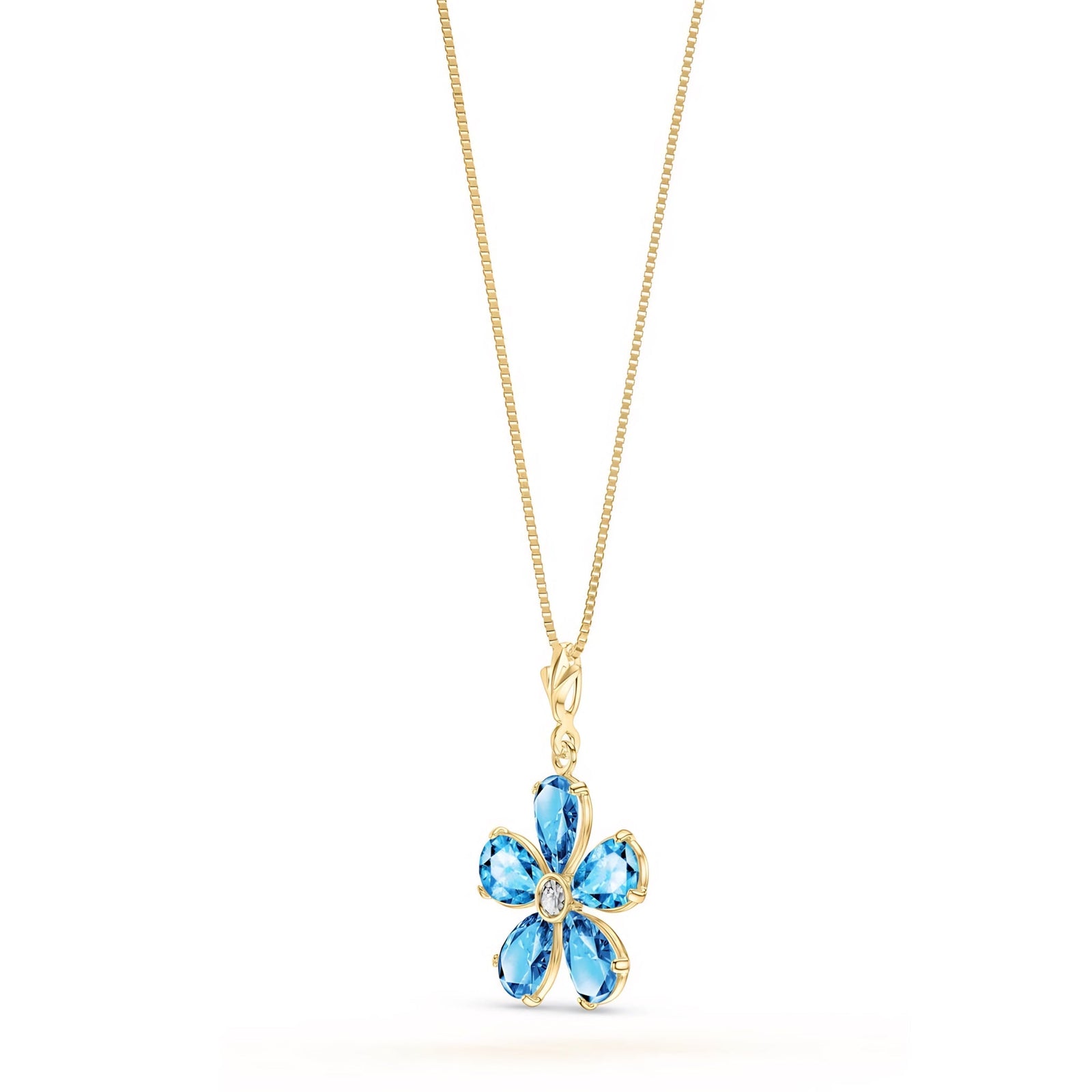 Yellow Gold Radiance Necklace Citrine 10K — Felicita