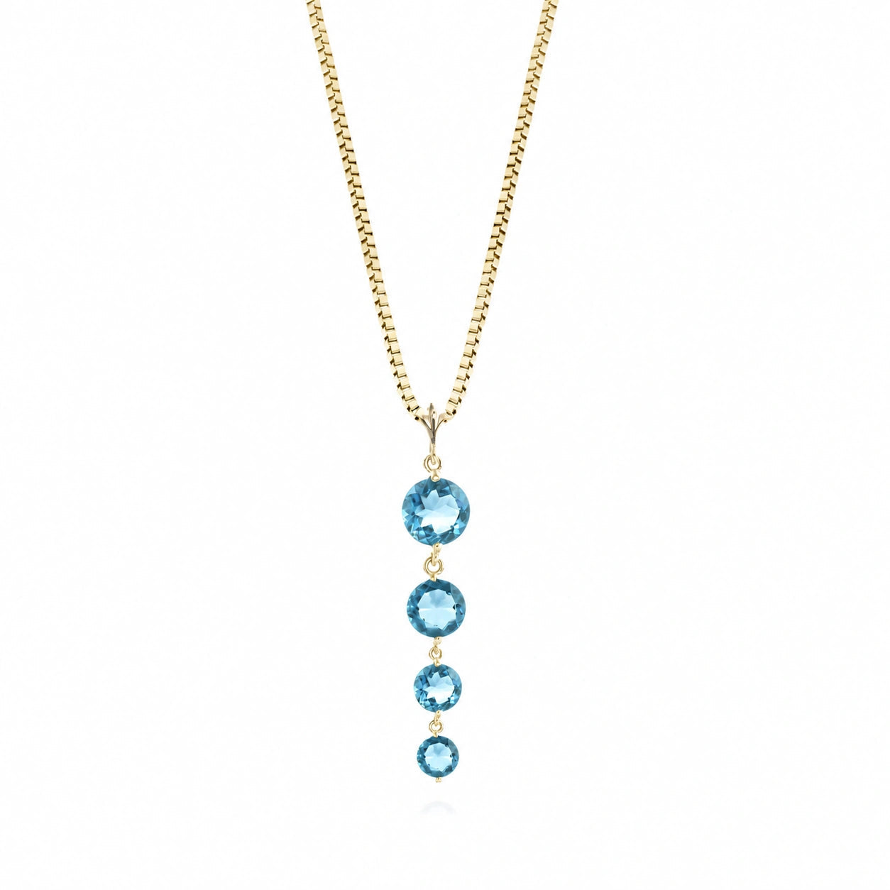 Yellow Gold Classic Necklace Amethyst 10K — Clementina