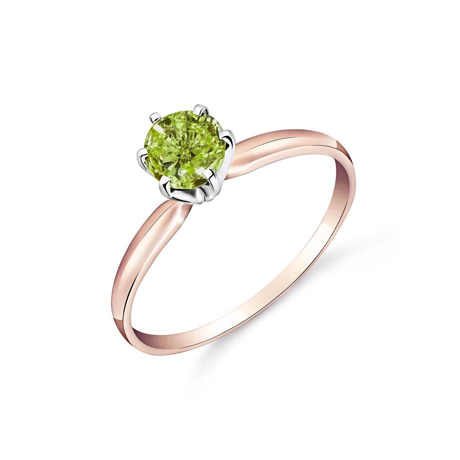 Rose Gold Ring Diamond 10K — Sole