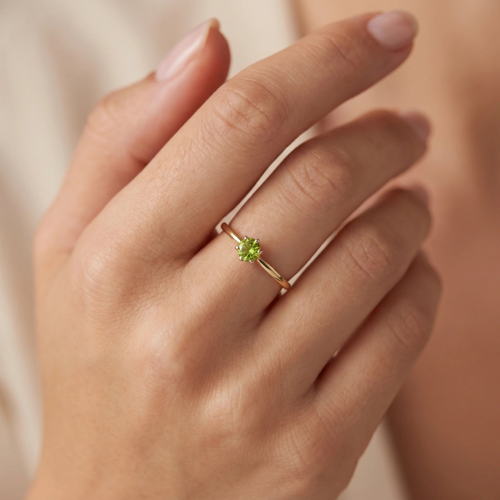 Yellow Gold Ring Diamond 10K — Sole