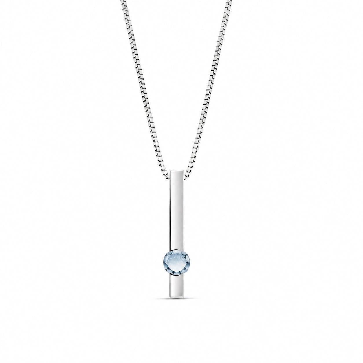 White Gold Aquamarine — Candelora
