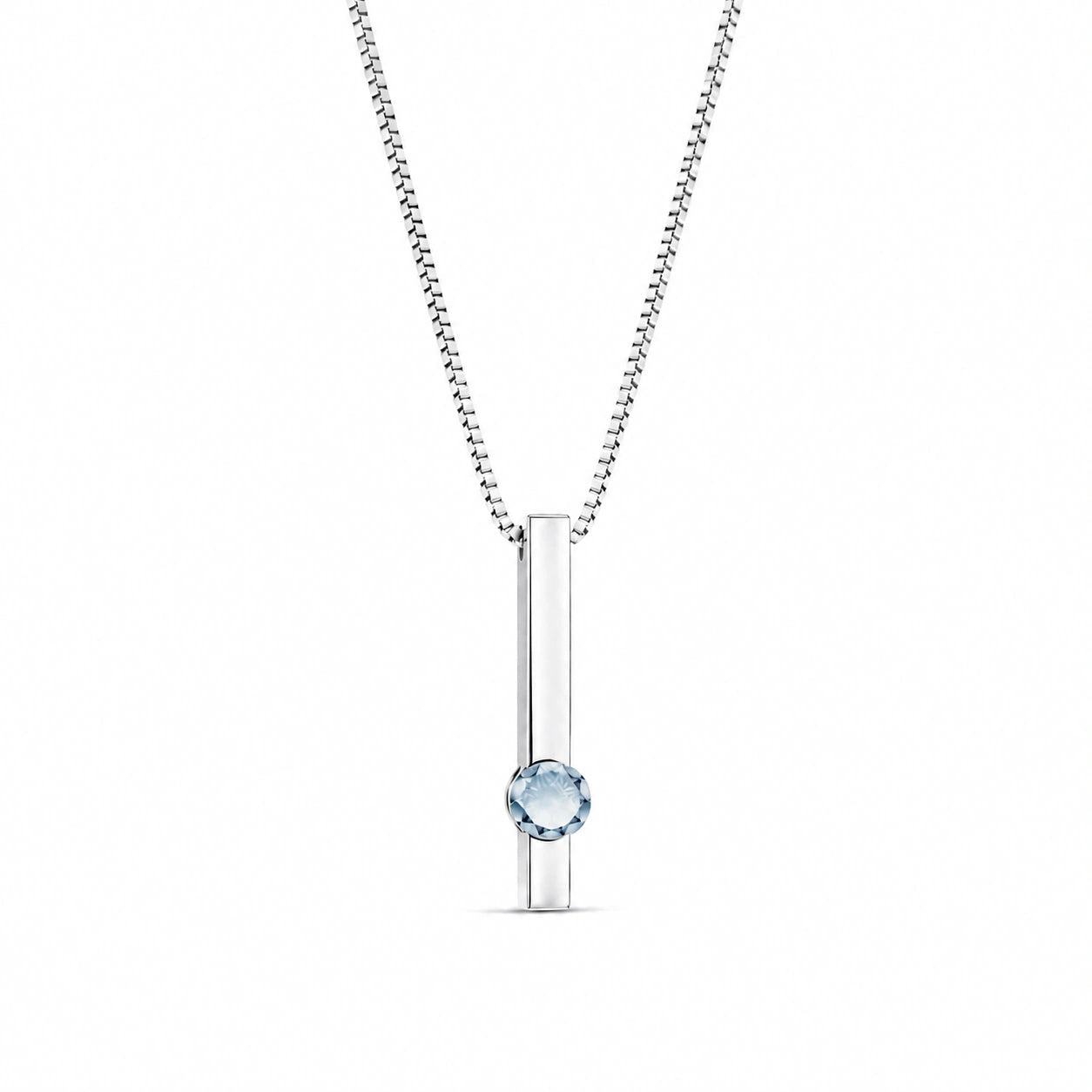 White Gold Aquamarine — Candelora
