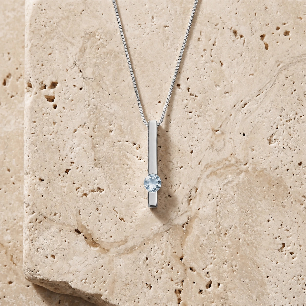 White Gold Aquamarine — Candelora