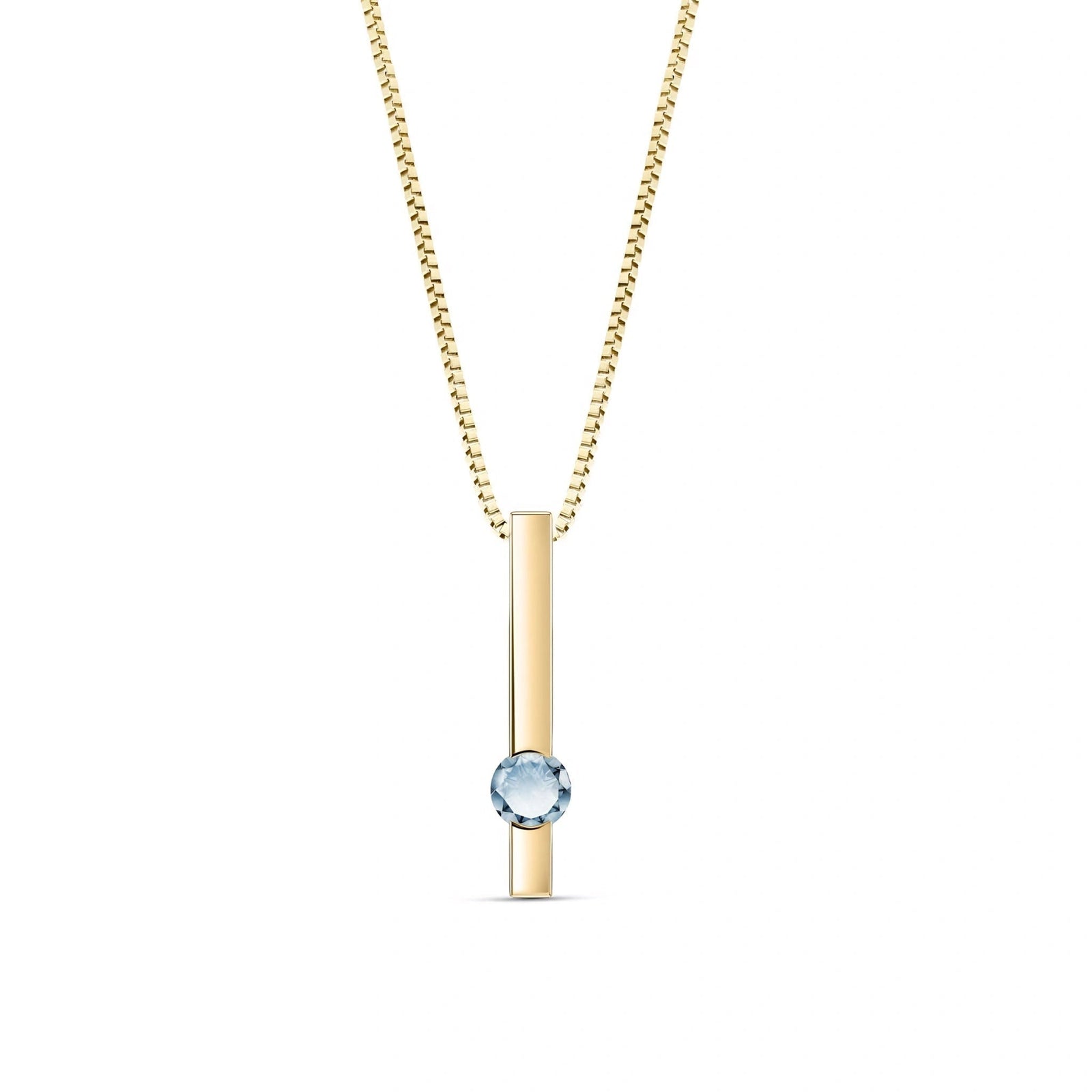 Yellow Gold Aquamarine — Candelora