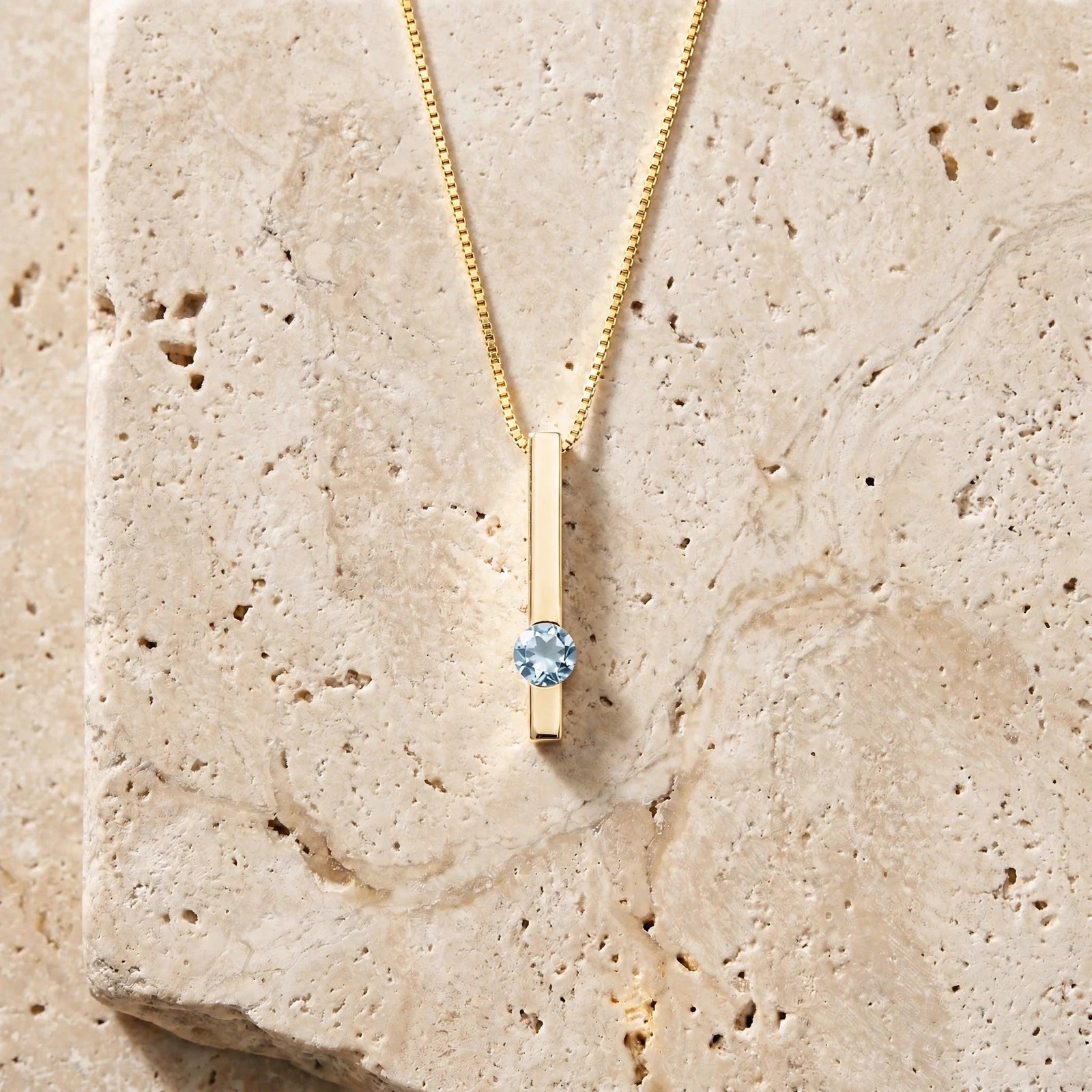 Yellow Gold Aquamarine — Candelora