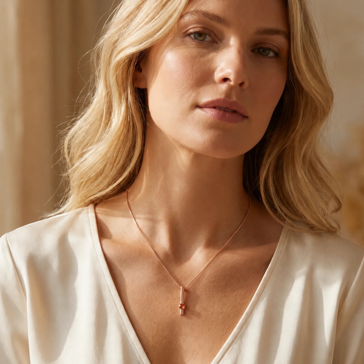 Rose Gold Garnet — Candelora