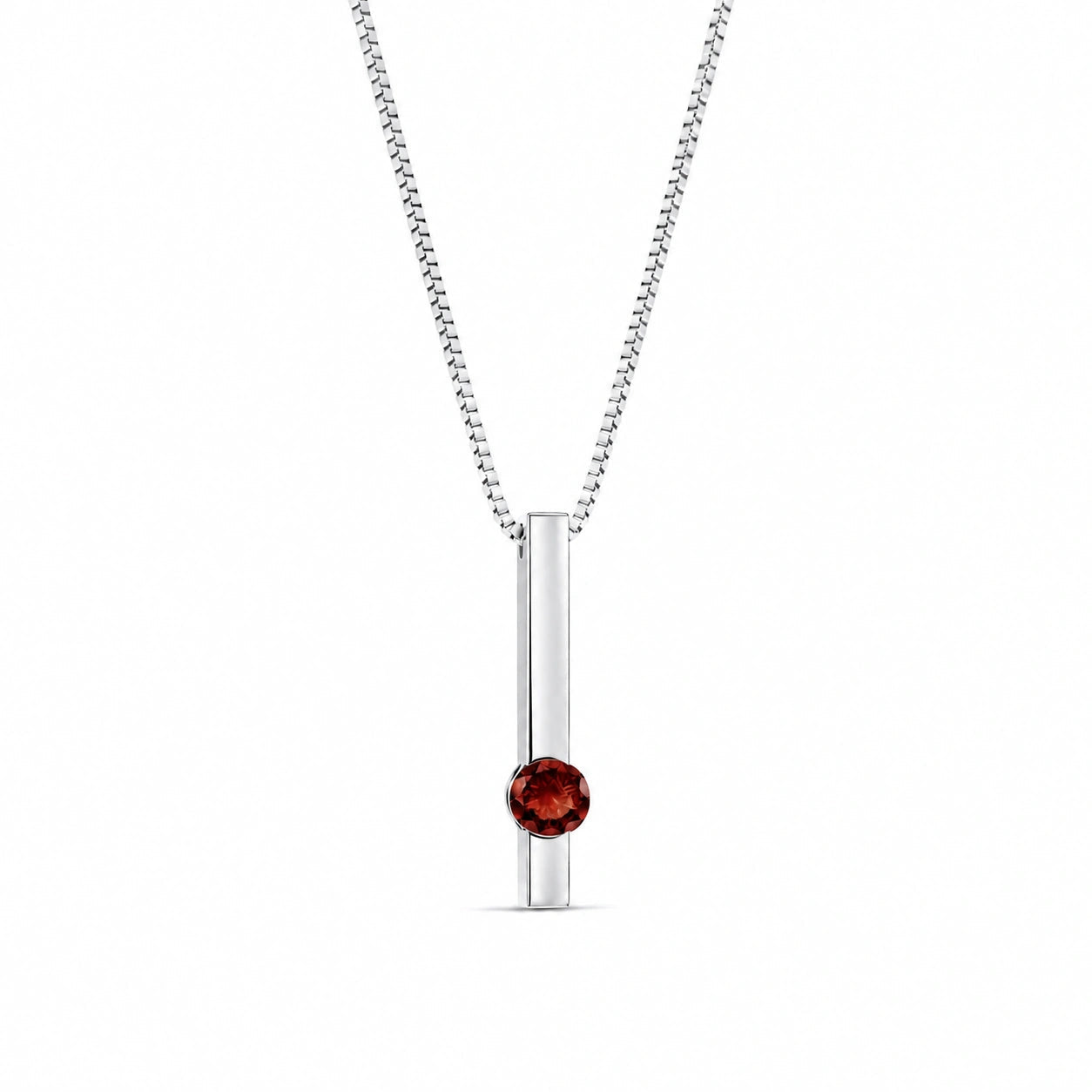 White Gold Garnet — Candelora